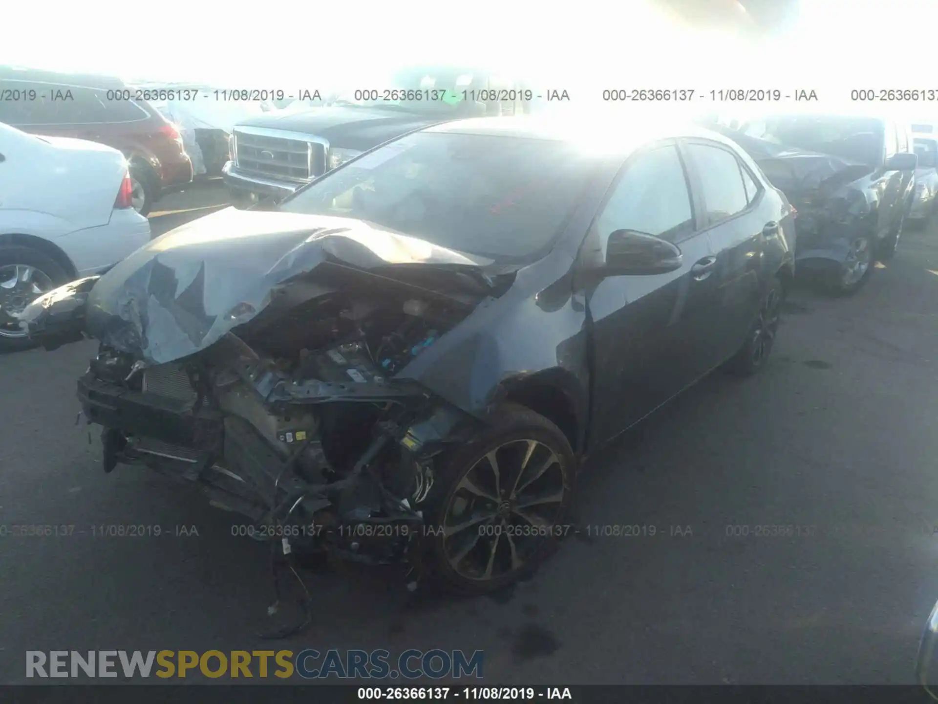2 Photograph of a damaged car 2T1BURHE8KC191256 TOYOTA COROLLA 2019