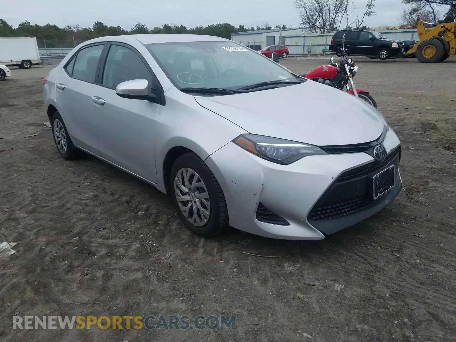 1 Photograph of a damaged car 2T1BURHE8KC198675 TOYOTA COROLLA 2019