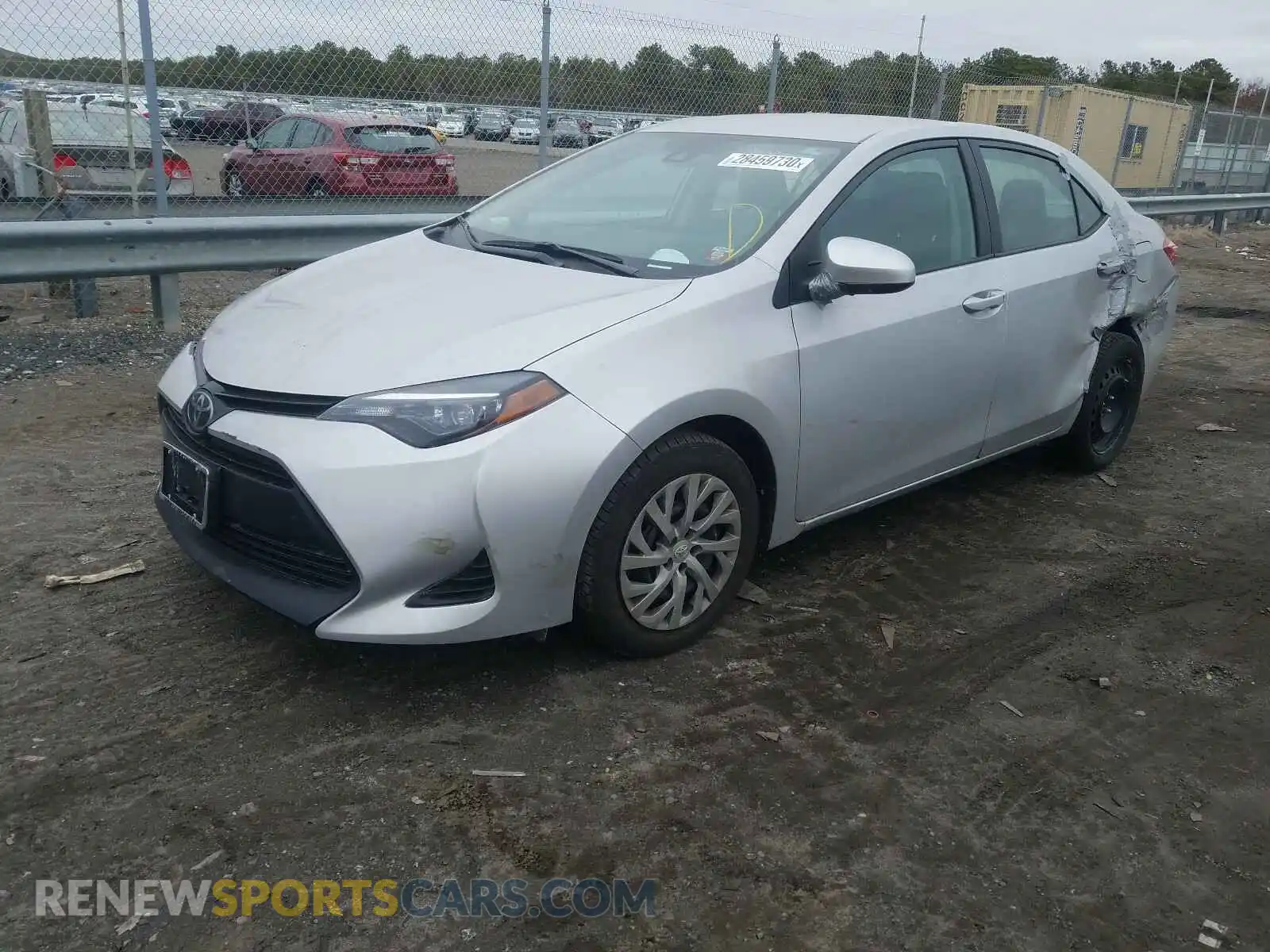 2 Photograph of a damaged car 2T1BURHE8KC198675 TOYOTA COROLLA 2019