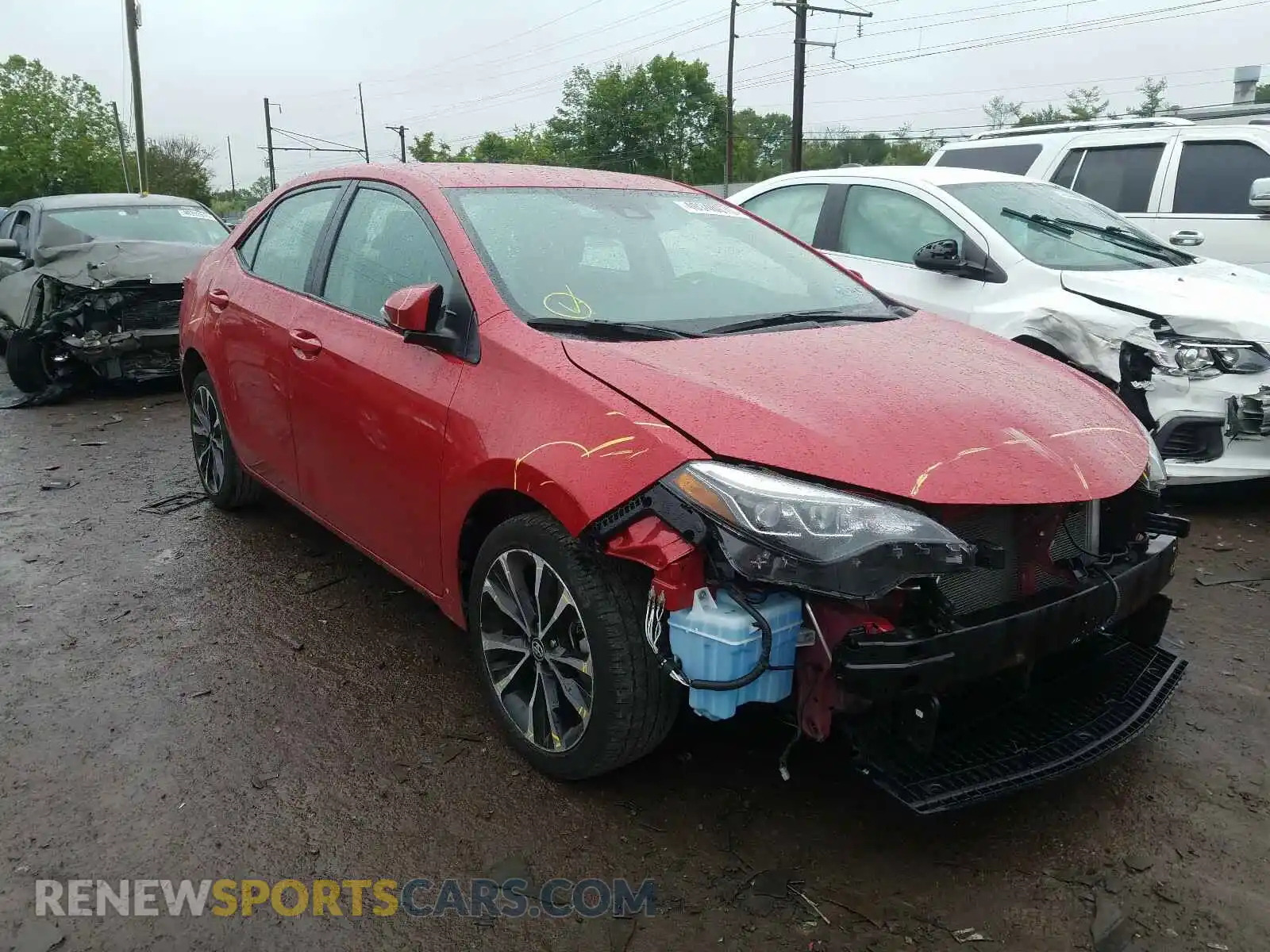 1 Photograph of a damaged car 2T1BURHE8KC200330 TOYOTA COROLLA 2019