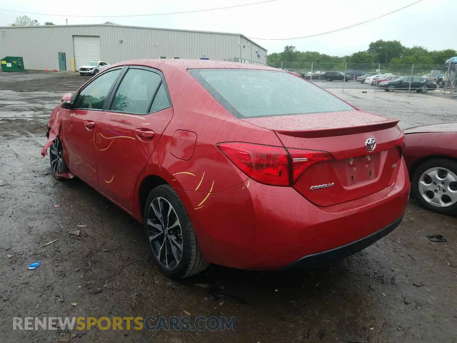 3 Photograph of a damaged car 2T1BURHE8KC200330 TOYOTA COROLLA 2019