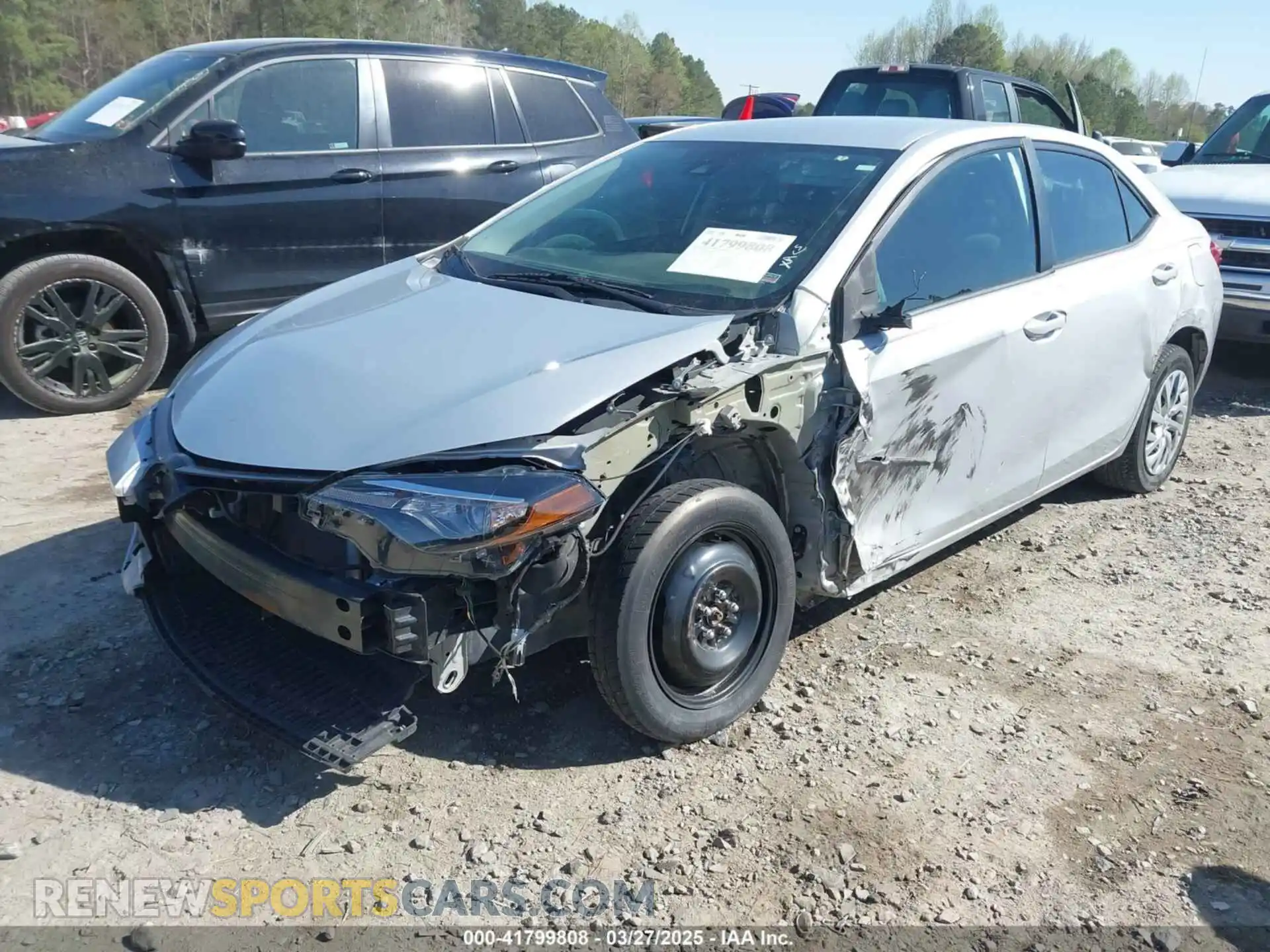 2 Photograph of a damaged car 2T1BURHE8KC201851 TOYOTA COROLLA 2019