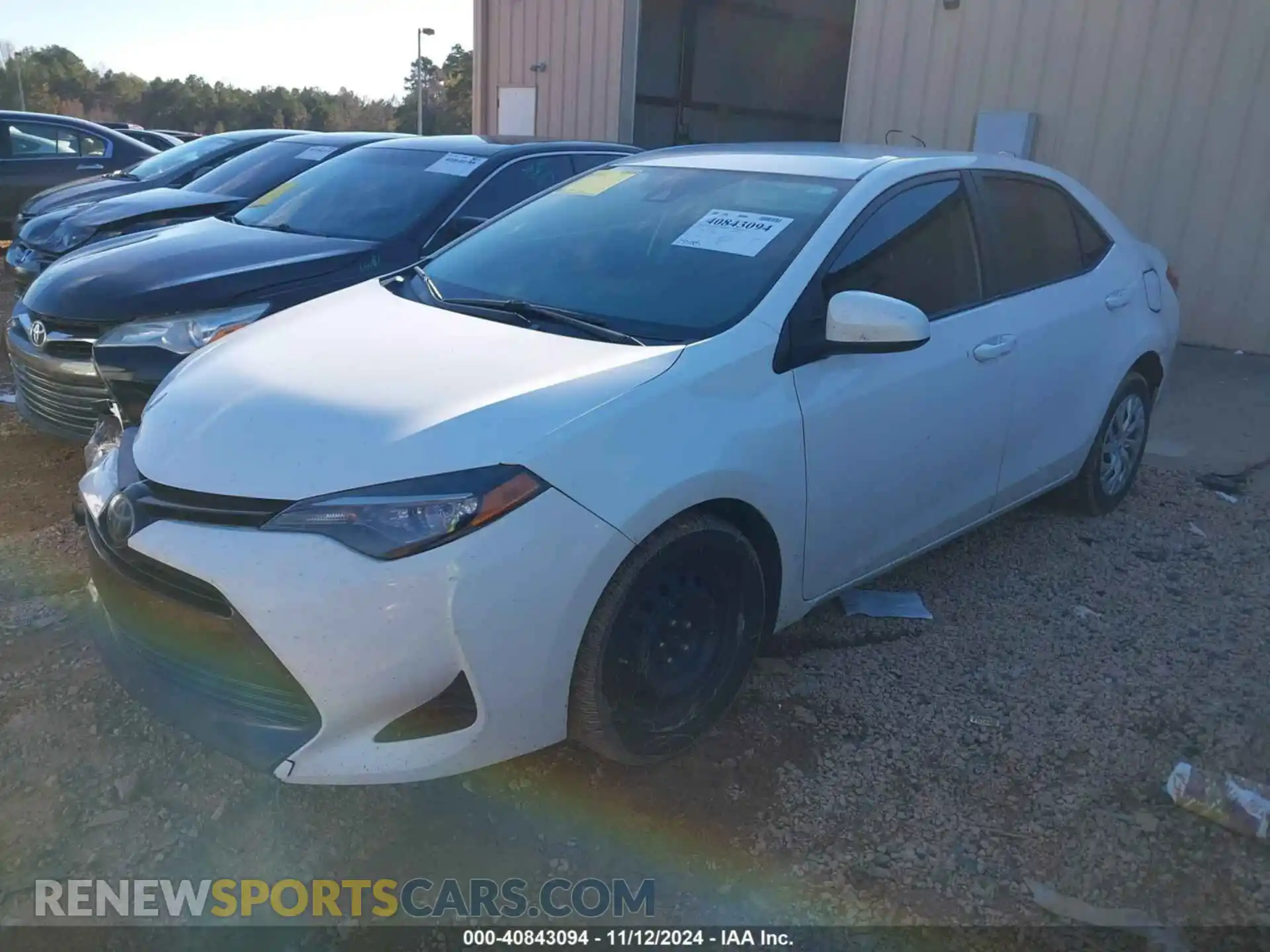 2 Photograph of a damaged car 2T1BURHE8KC203468 TOYOTA COROLLA 2019