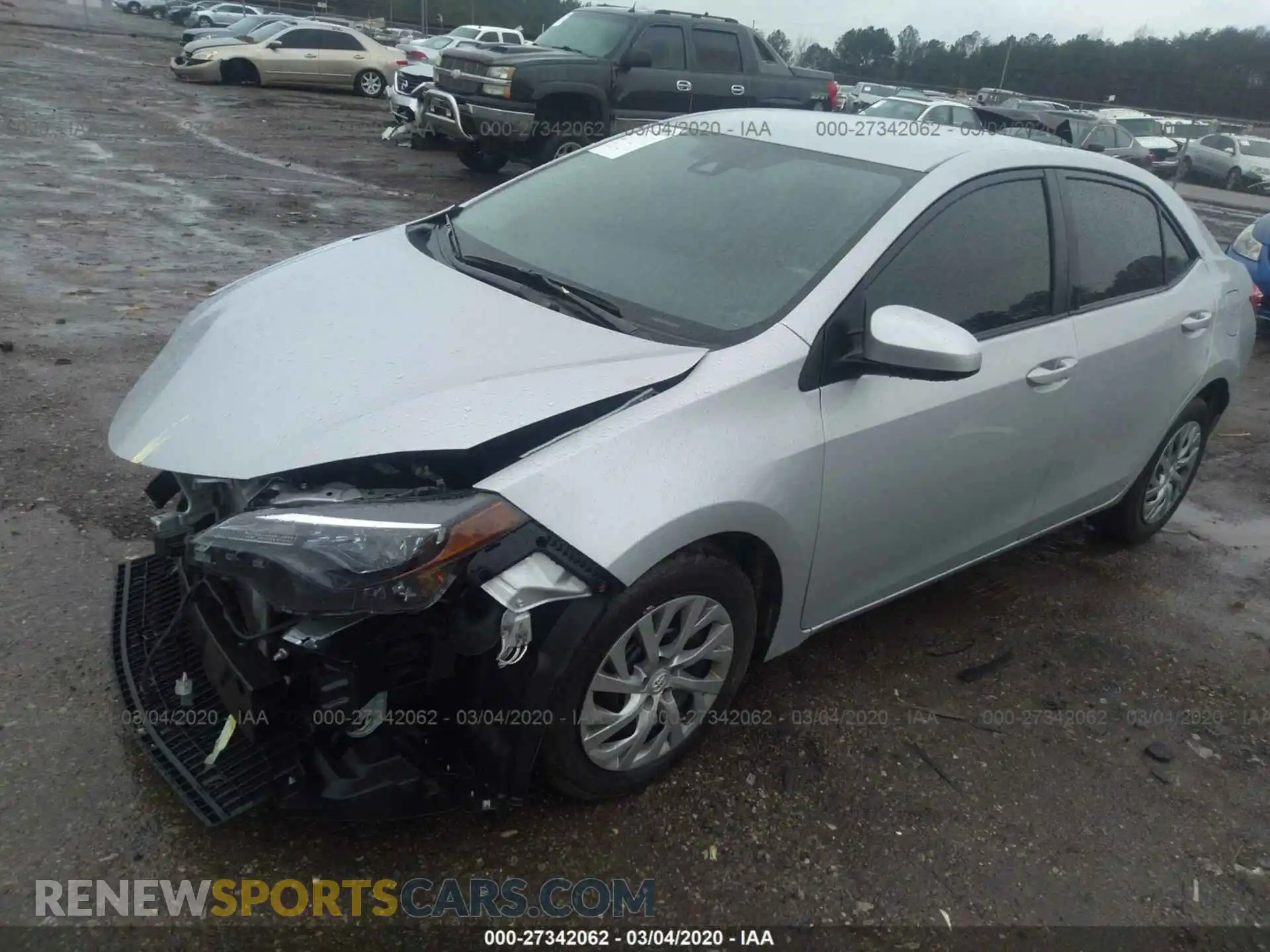 2 Photograph of a damaged car 2T1BURHE8KC204152 TOYOTA COROLLA 2019