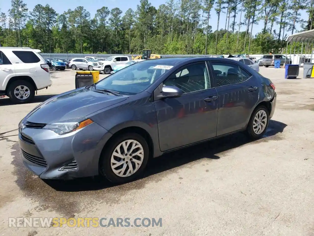 1 Photograph of a damaged car 2T1BURHE8KC207066 TOYOTA COROLLA 2019