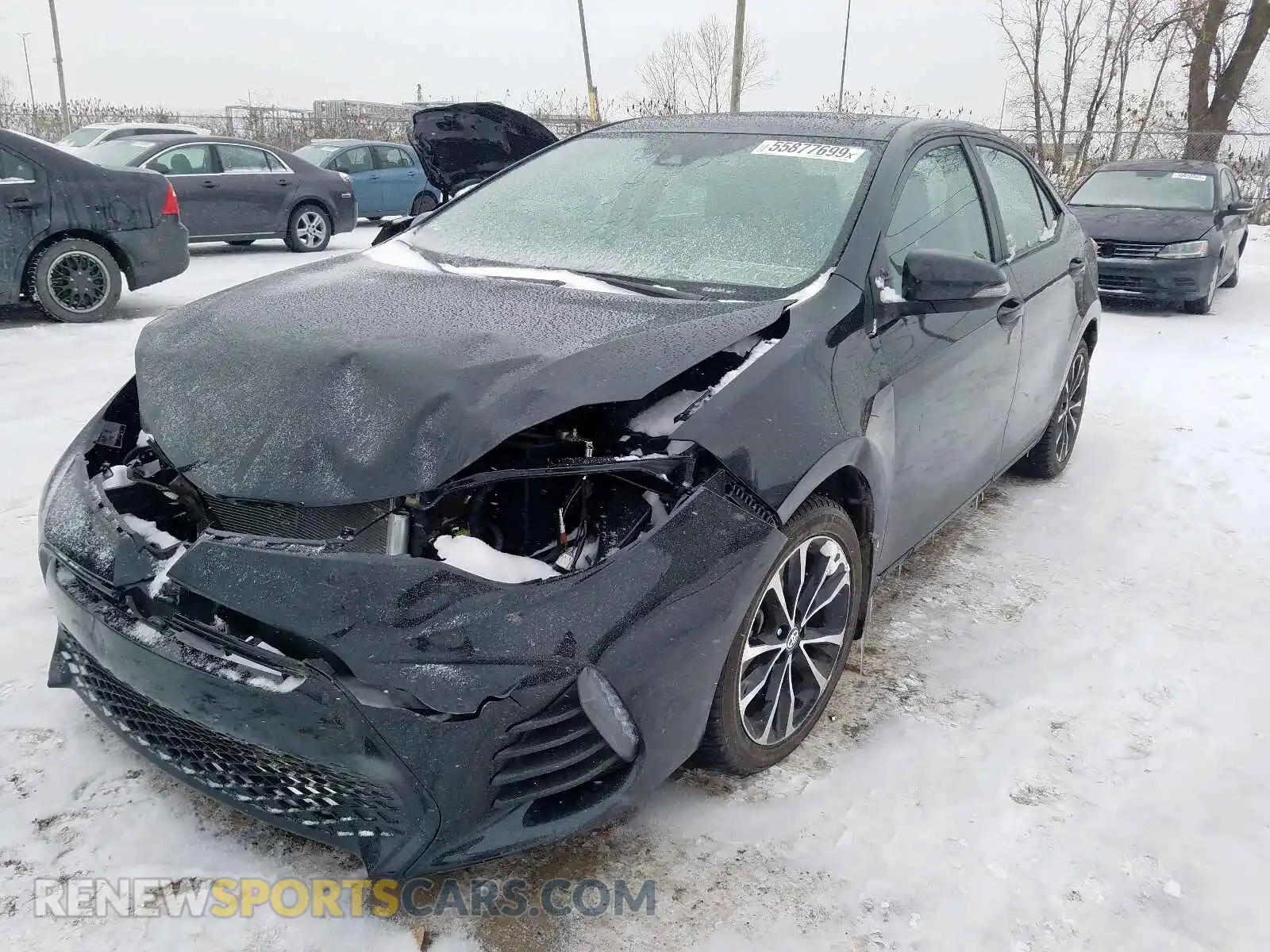 2 Photograph of a damaged car 2T1BURHE8KC207620 TOYOTA COROLLA 2019