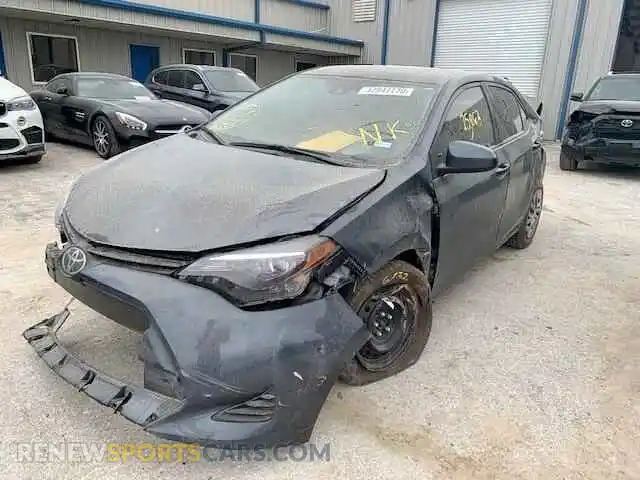 2 Photograph of a damaged car 2T1BURHE8KC218200 TOYOTA COROLLA 2019