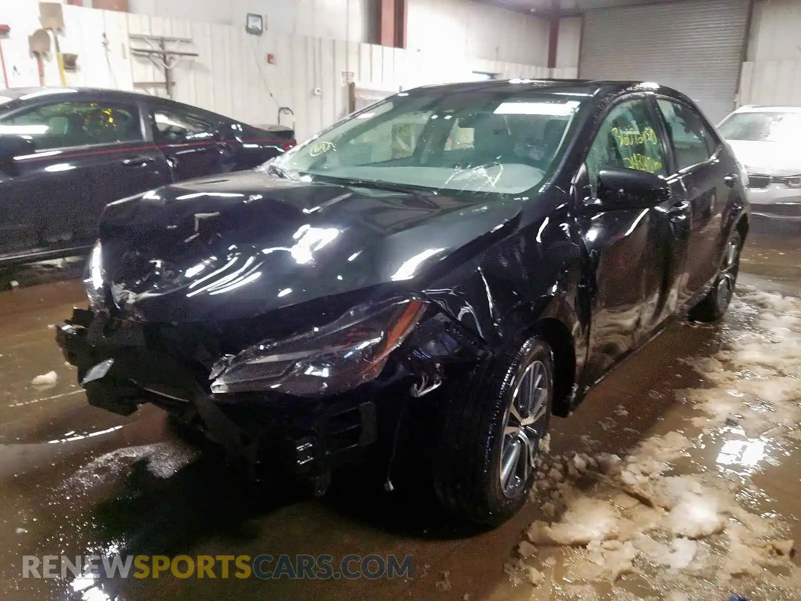 2 Photograph of a damaged car 2T1BURHE8KC218925 TOYOTA COROLLA 2019