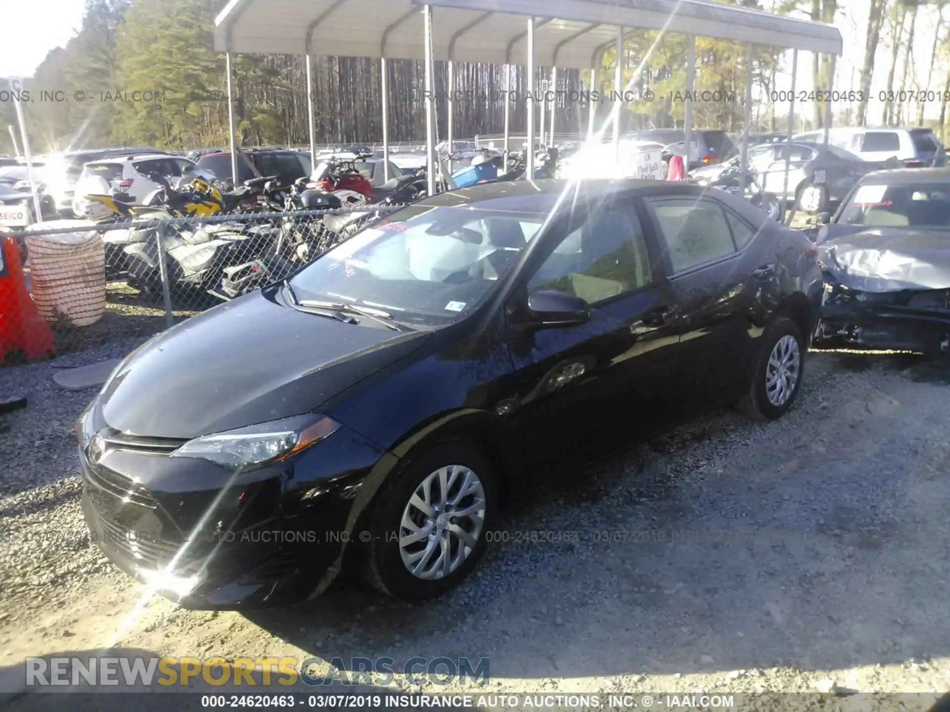 2 Photograph of a damaged car 2T1BURHE8KC219718 TOYOTA COROLLA 2019