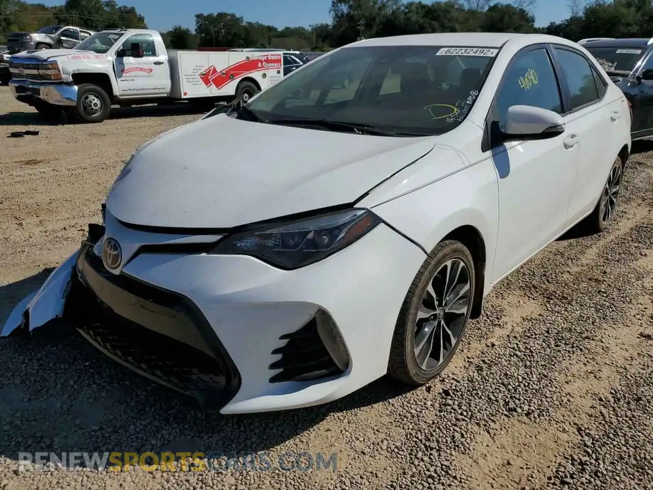 2 Photograph of a damaged car 2T1BURHE8KC221176 TOYOTA COROLLA 2019