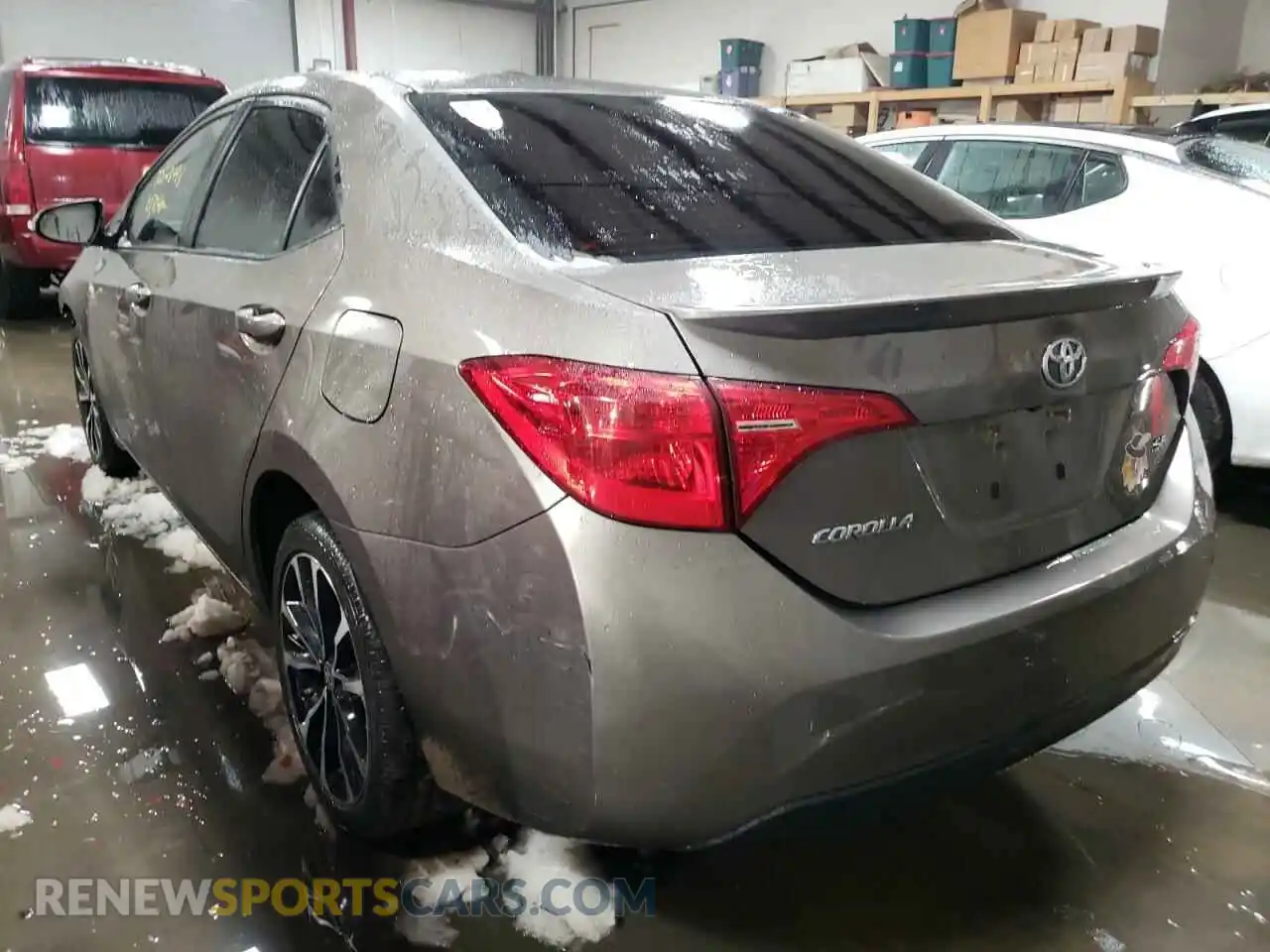 3 Photograph of a damaged car 2T1BURHE8KC224529 TOYOTA COROLLA 2019