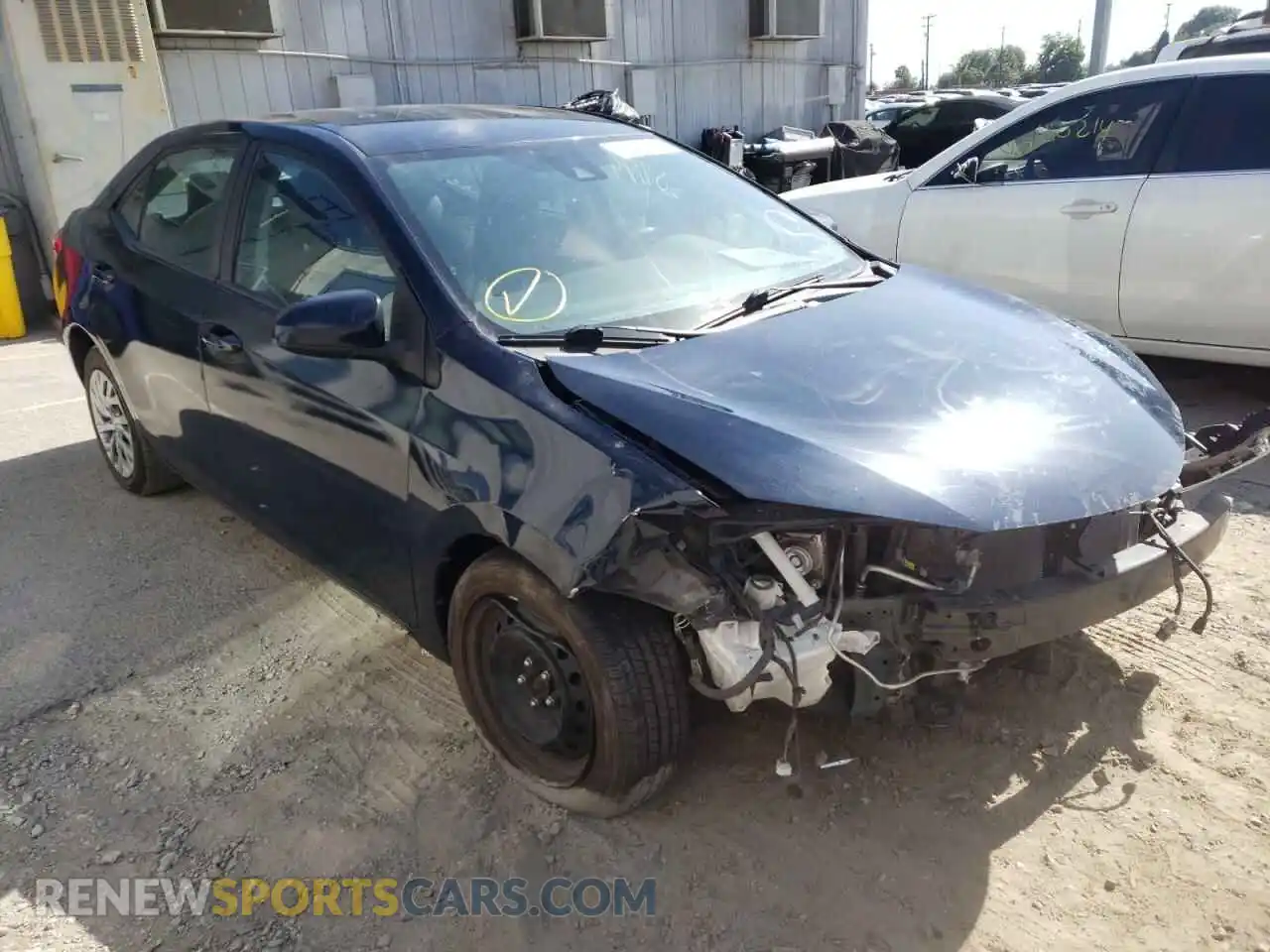 1 Photograph of a damaged car 2T1BURHE8KC230945 TOYOTA COROLLA 2019