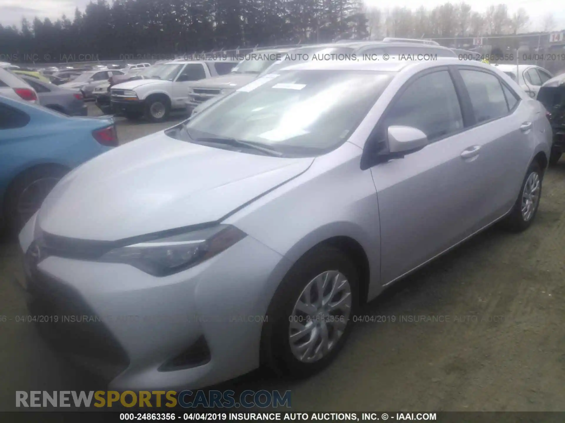 2 Photograph of a damaged car 2T1BURHE8KC232498 TOYOTA COROLLA 2019