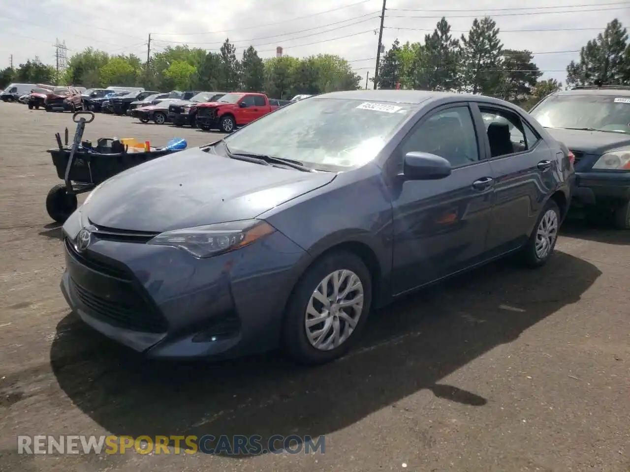 2 Photograph of a damaged car 2T1BURHE8KC233411 TOYOTA COROLLA 2019