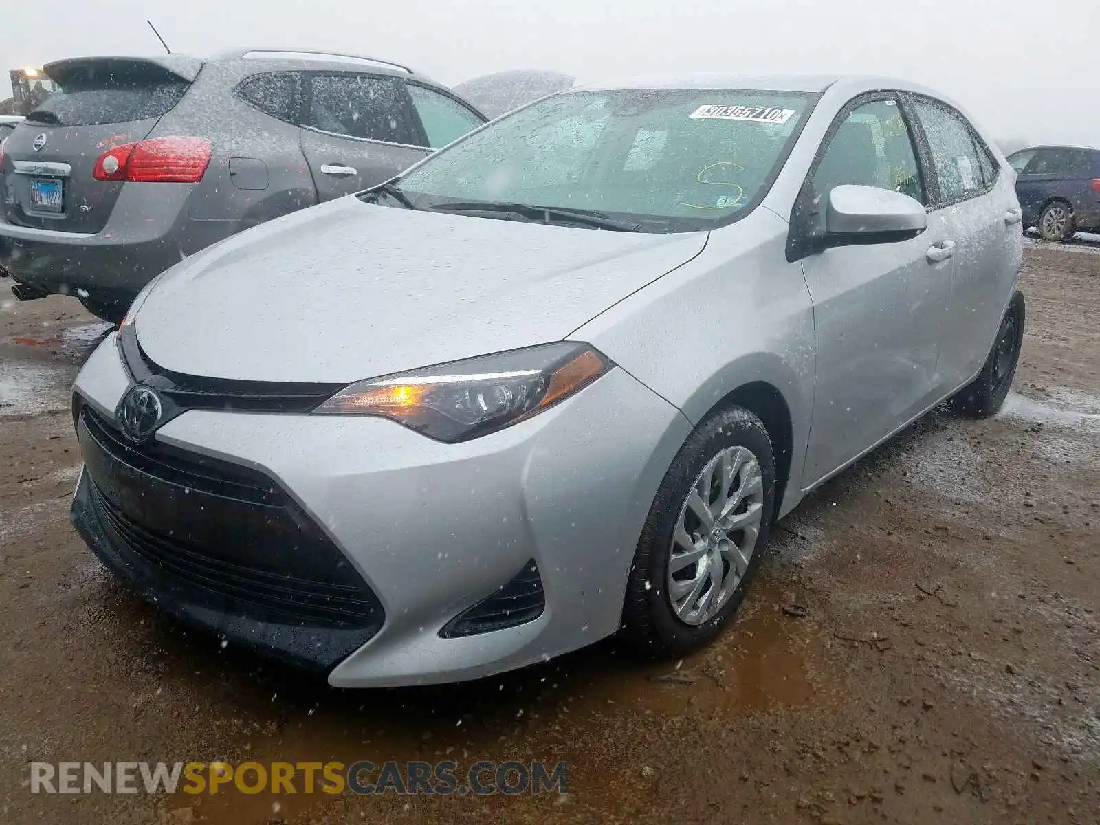 2 Photograph of a damaged car 2T1BURHE8KC235045 TOYOTA COROLLA 2019