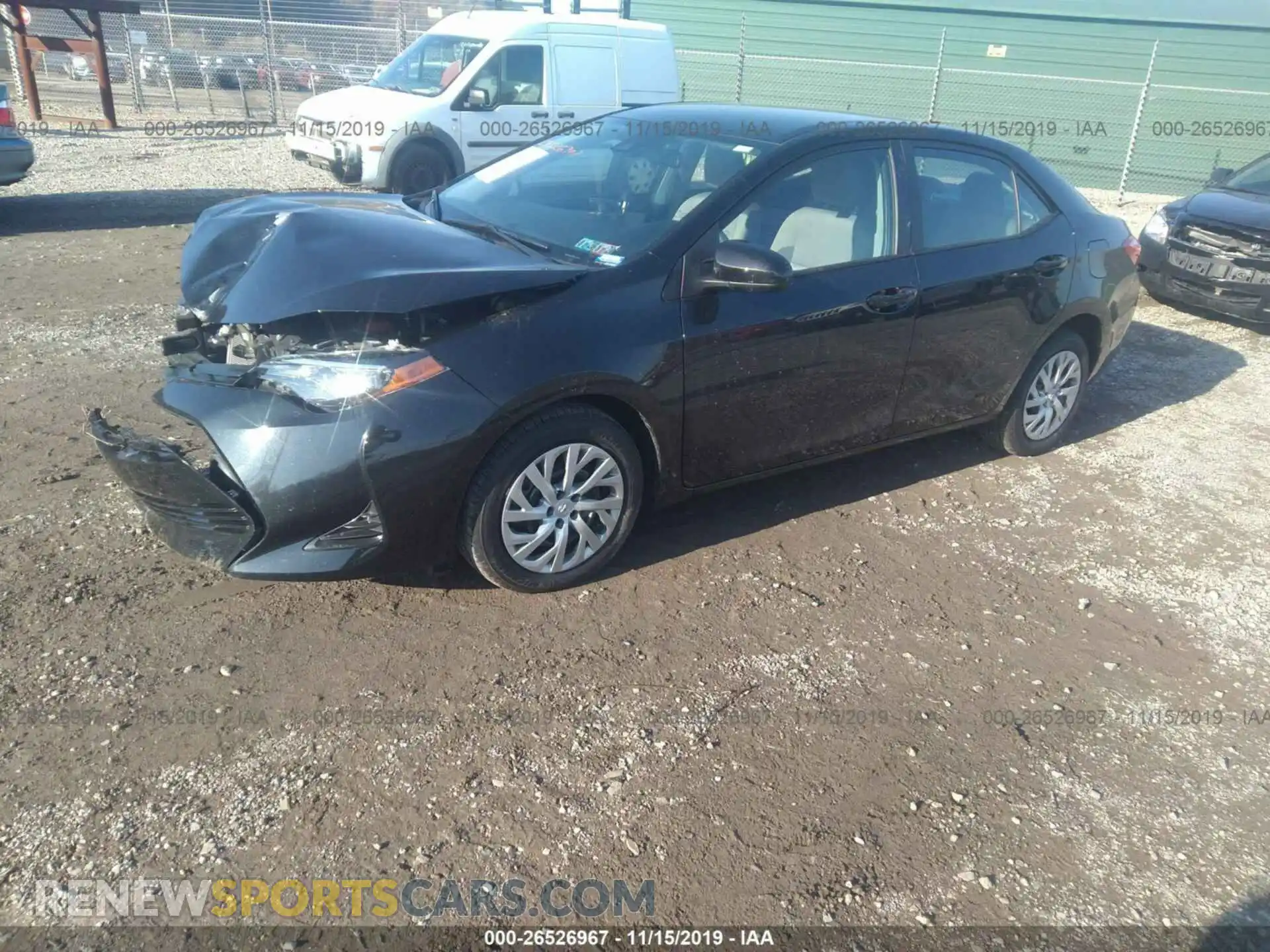 2 Photograph of a damaged car 2T1BURHE8KC238253 TOYOTA COROLLA 2019
