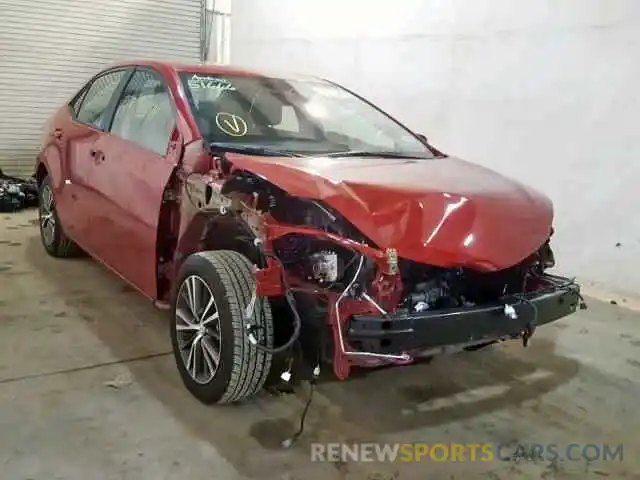 1 Photograph of a damaged car 2T1BURHE8KC241489 TOYOTA COROLLA 2019