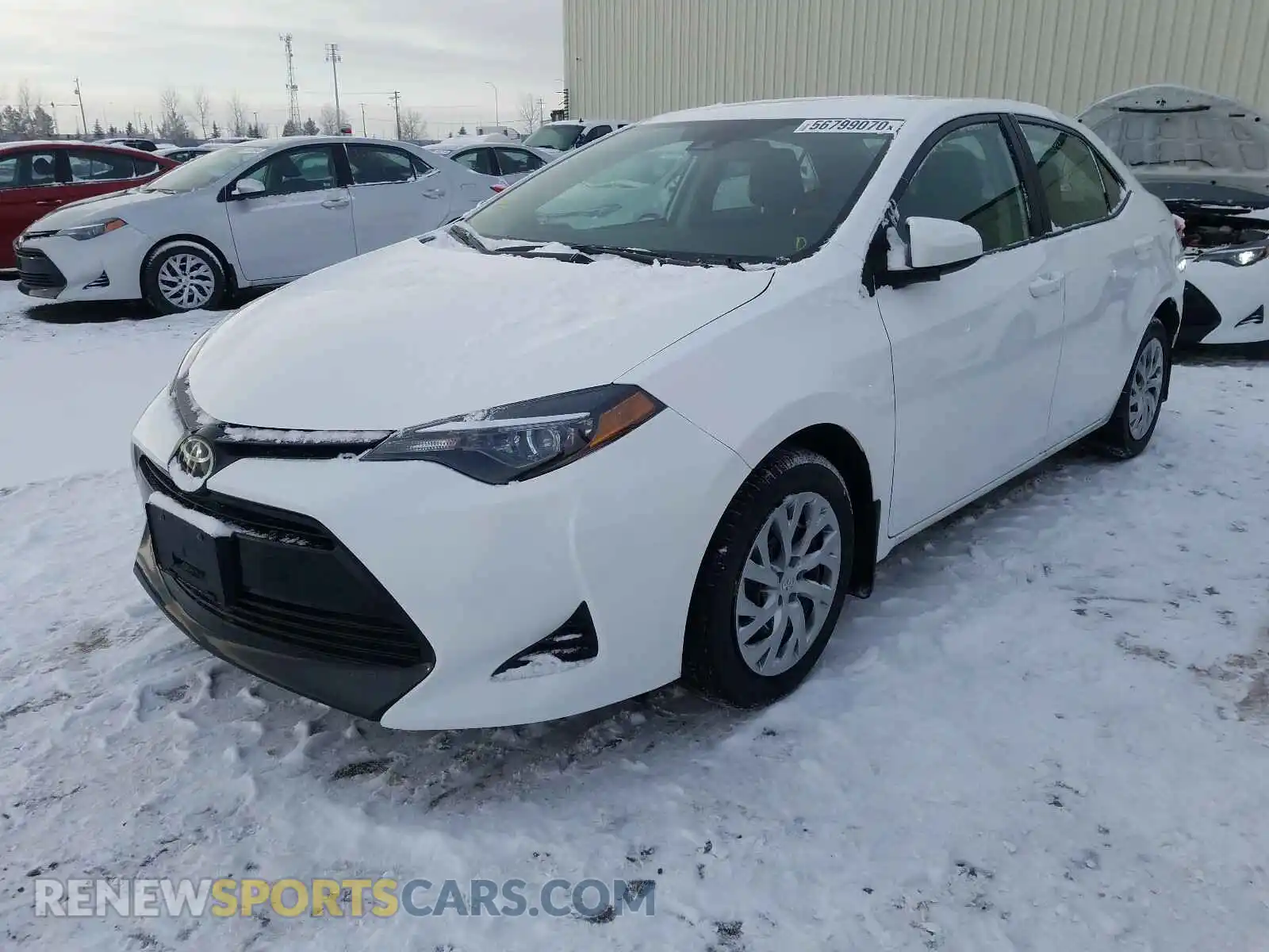2 Photograph of a damaged car 2T1BURHE8KC247101 TOYOTA COROLLA 2019