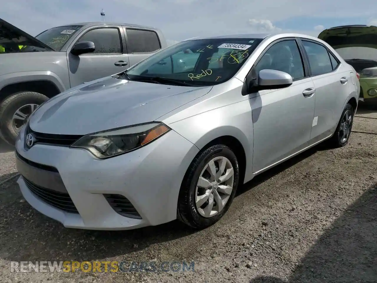 1 Photograph of a damaged car 2T1BURHE9GC685293 TOYOTA COROLLA 2019