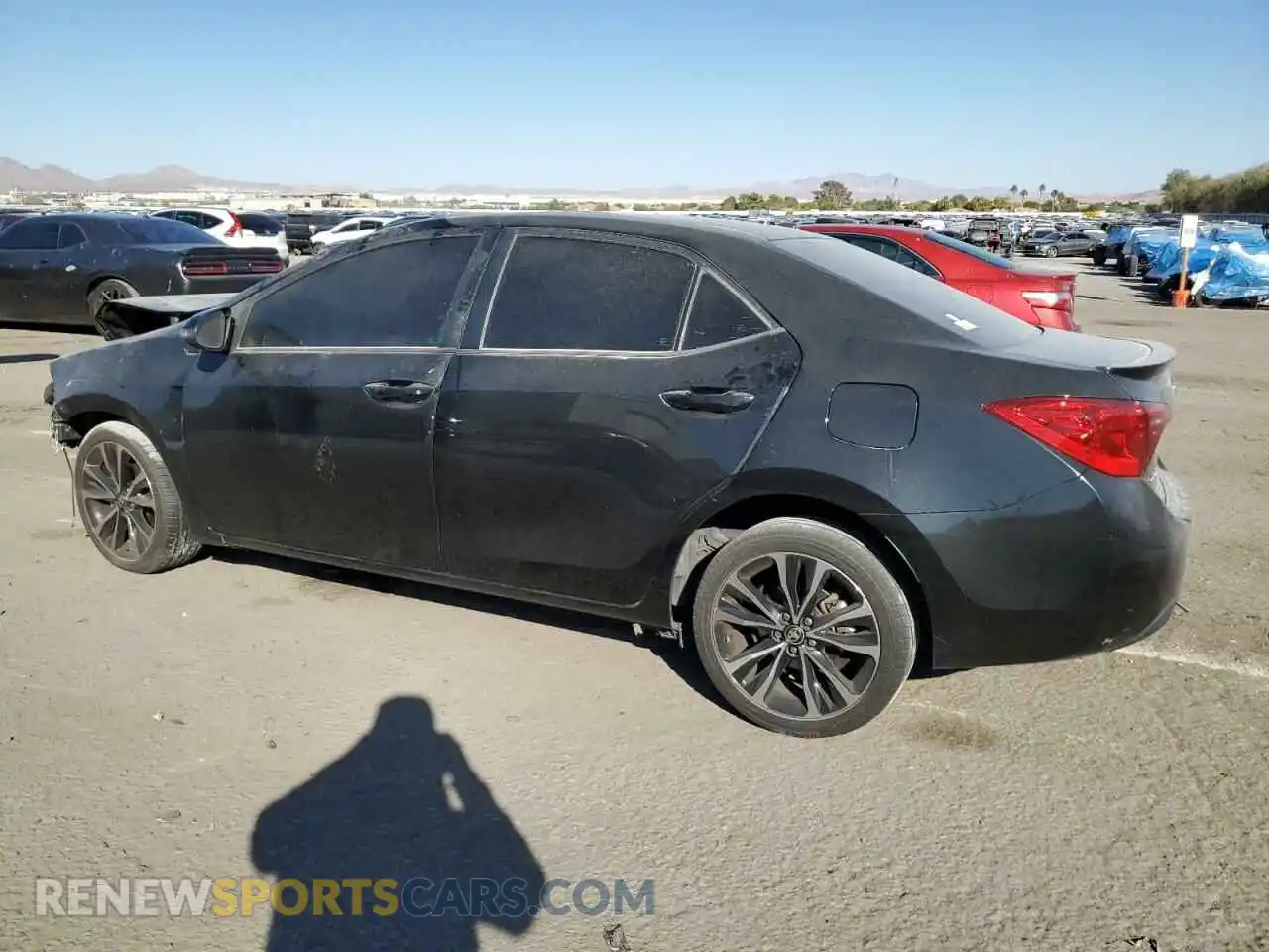 2 Photograph of a damaged car 2T1BURHE9KC127291 TOYOTA COROLLA 2019