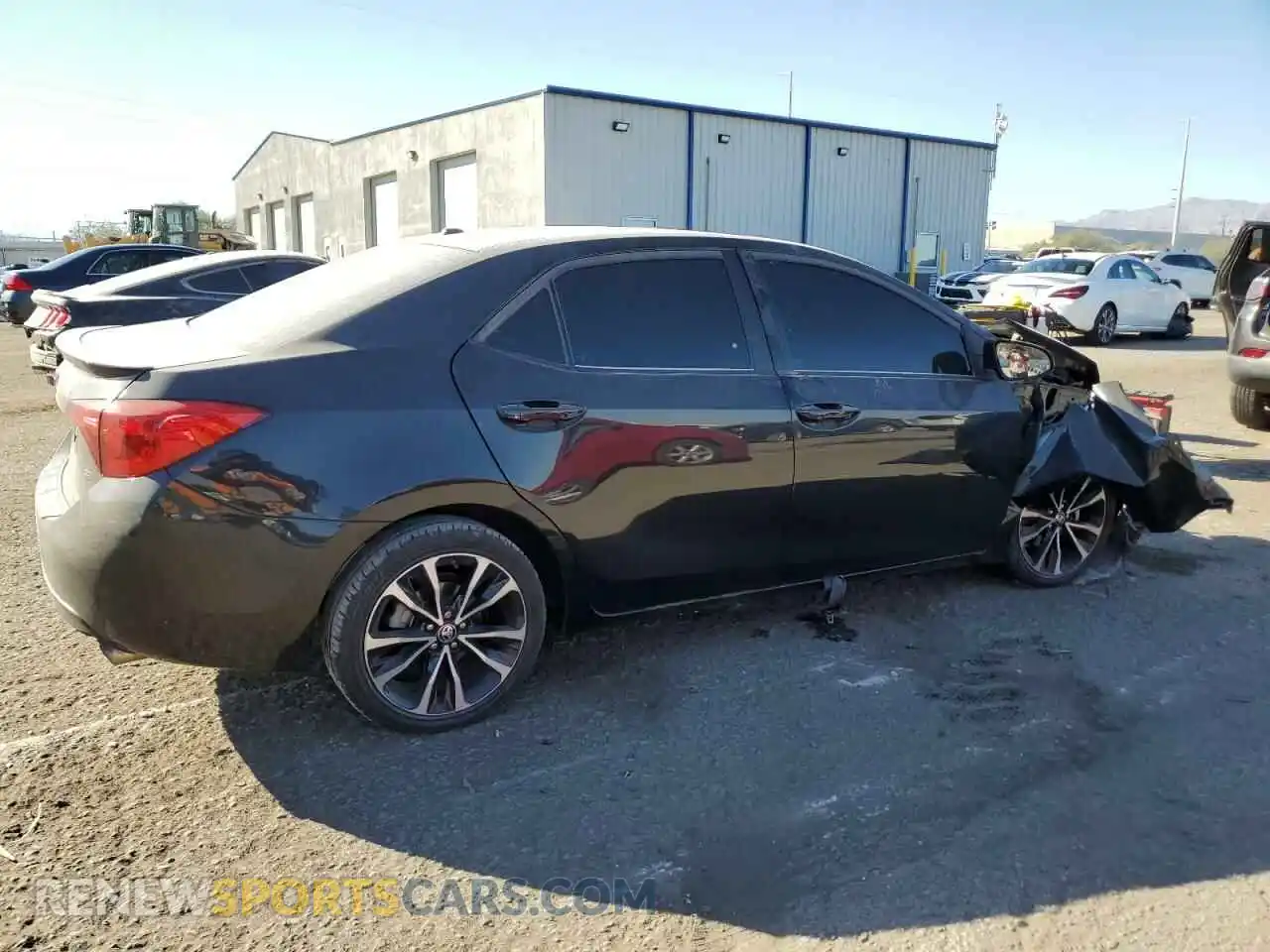 3 Photograph of a damaged car 2T1BURHE9KC127291 TOYOTA COROLLA 2019