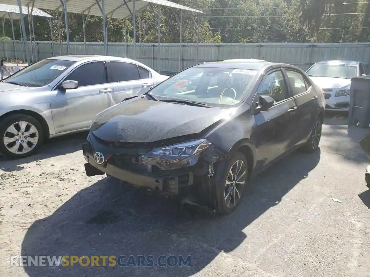 2 Photograph of a damaged car 2T1BURHE9KC133611 TOYOTA COROLLA 2019