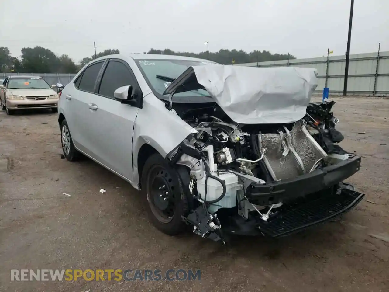 1 Photograph of a damaged car 2T1BURHE9KC140204 TOYOTA COROLLA 2019