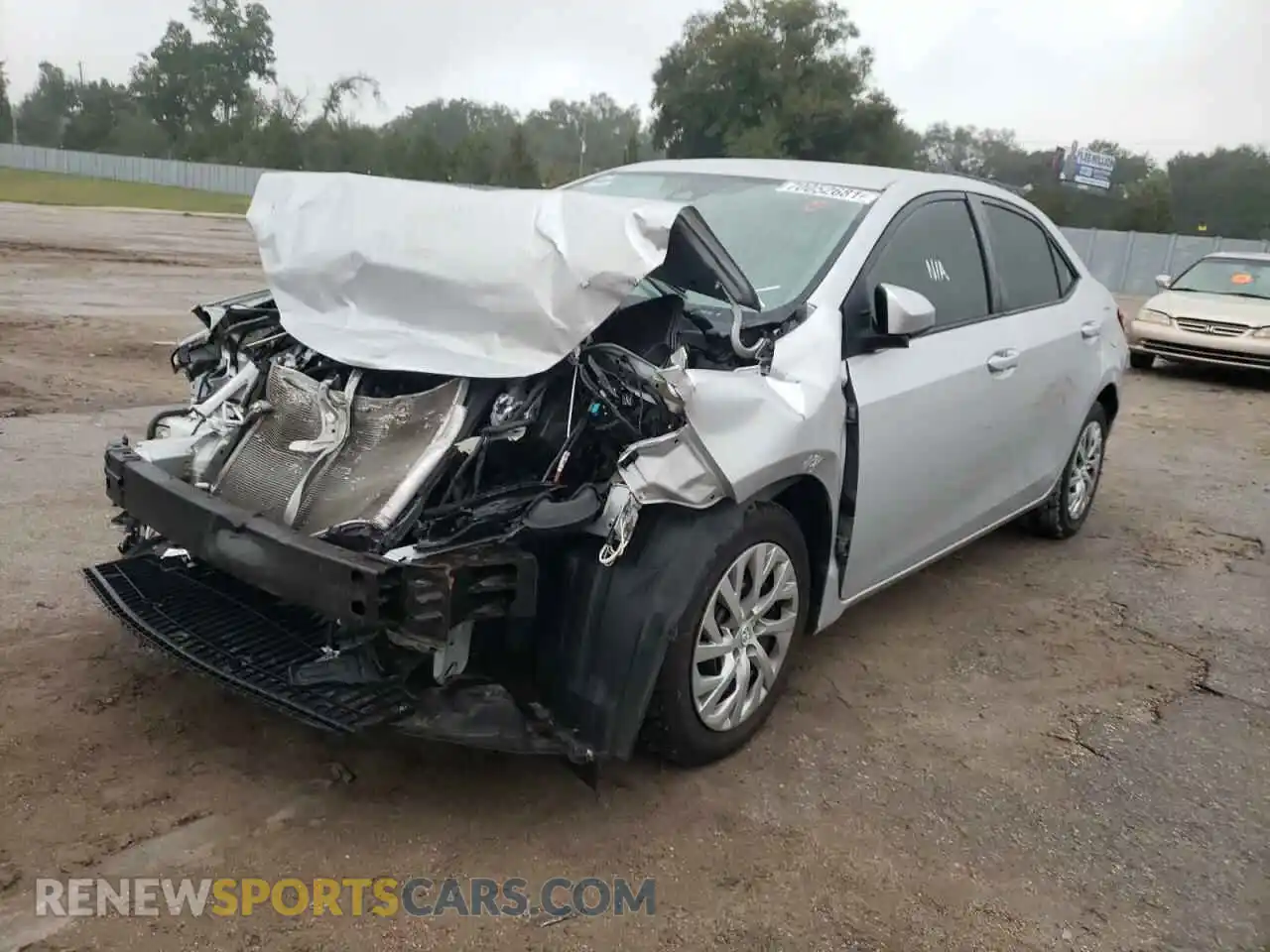 2 Photograph of a damaged car 2T1BURHE9KC140204 TOYOTA COROLLA 2019