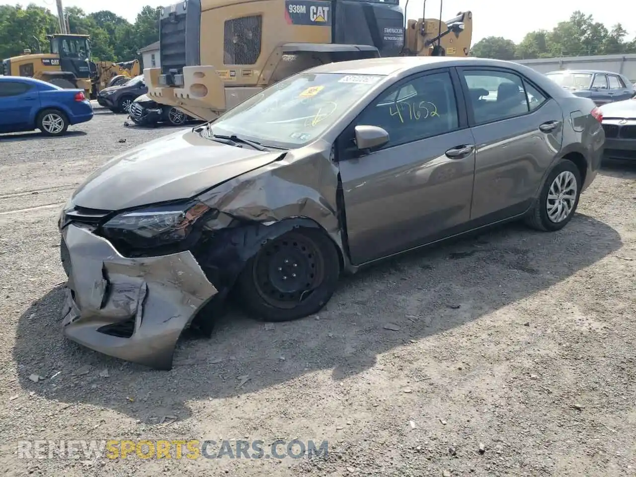 2 Photograph of a damaged car 2T1BURHE9KC141014 TOYOTA COROLLA 2019