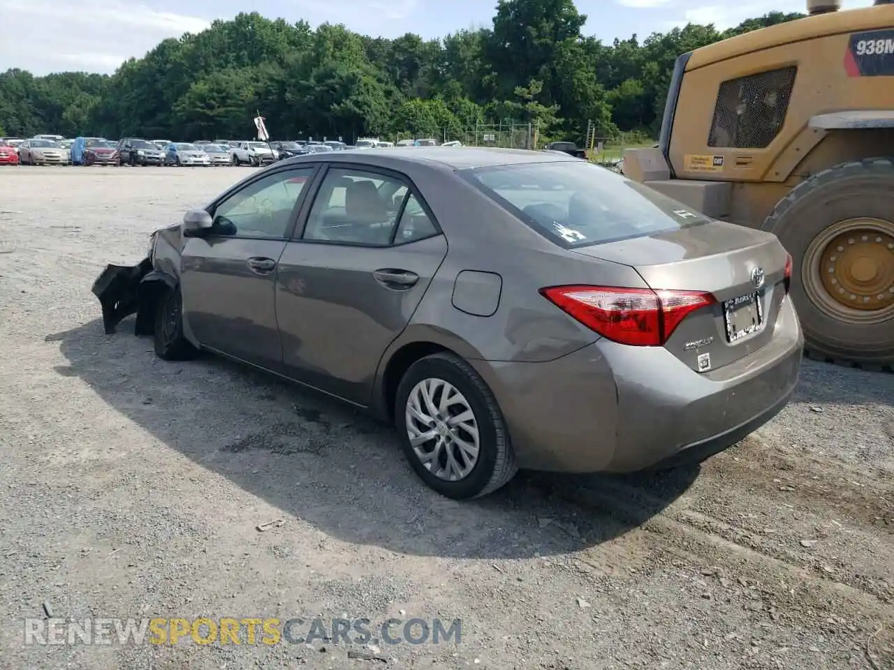 3 Photograph of a damaged car 2T1BURHE9KC141014 TOYOTA COROLLA 2019