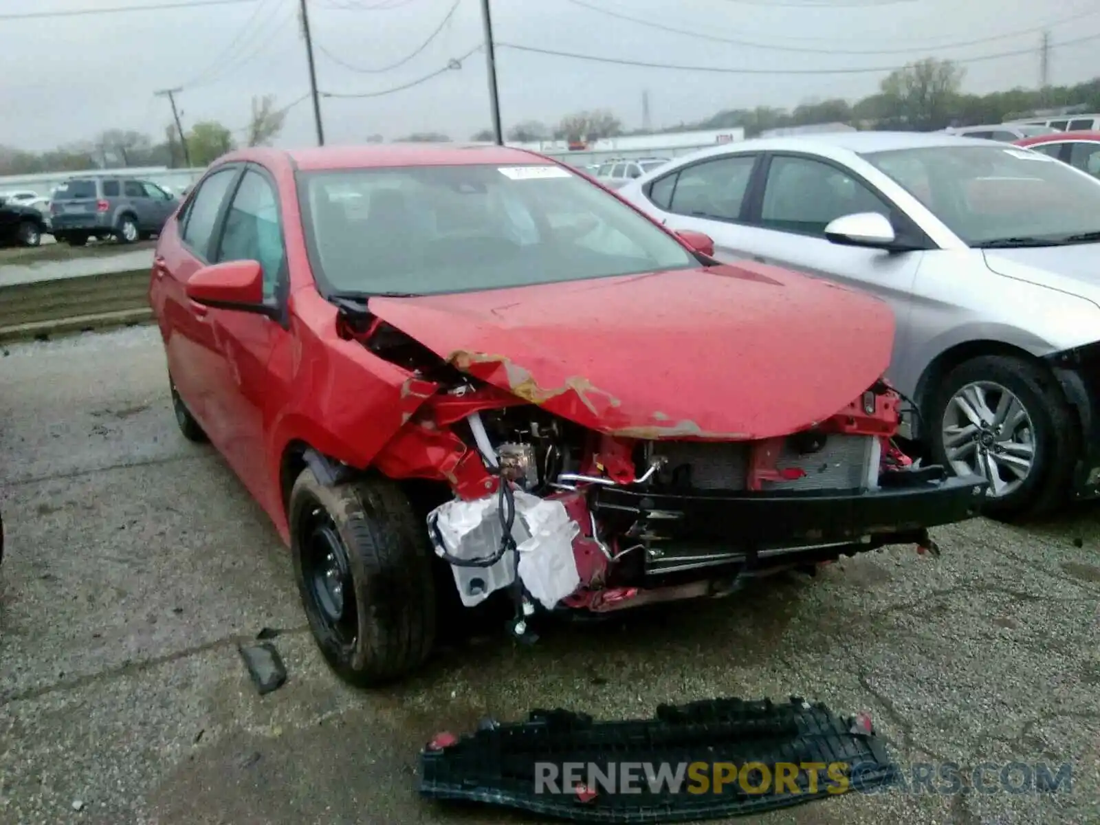 1 Photograph of a damaged car 2T1BURHE9KC148819 TOYOTA COROLLA 2019