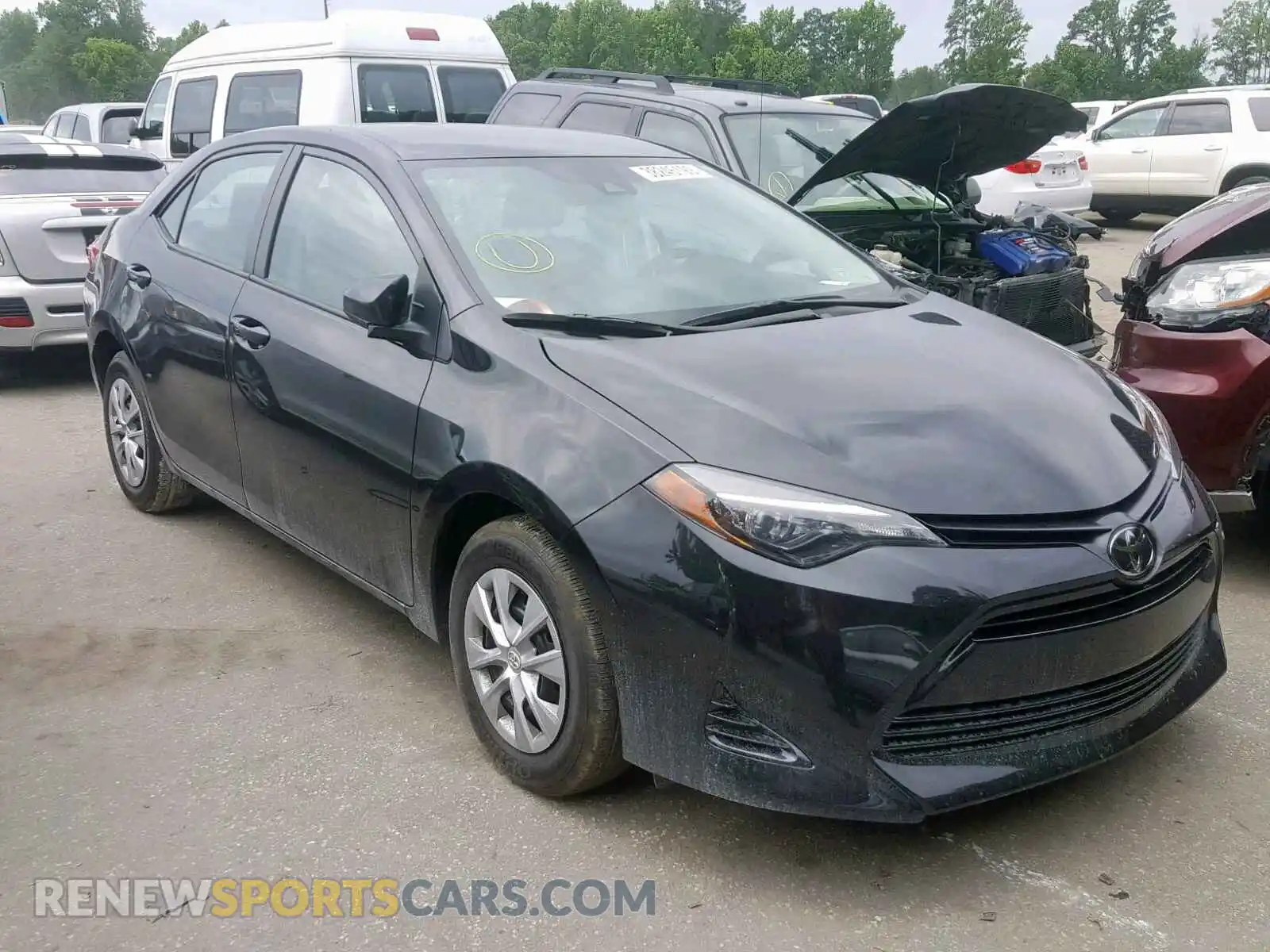 1 Photograph of a damaged car 2T1BURHE9KC149114 TOYOTA COROLLA 2019