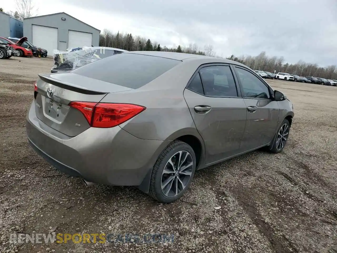 3 Photograph of a damaged car 2T1BURHE9KC152160 TOYOTA COROLLA 2019