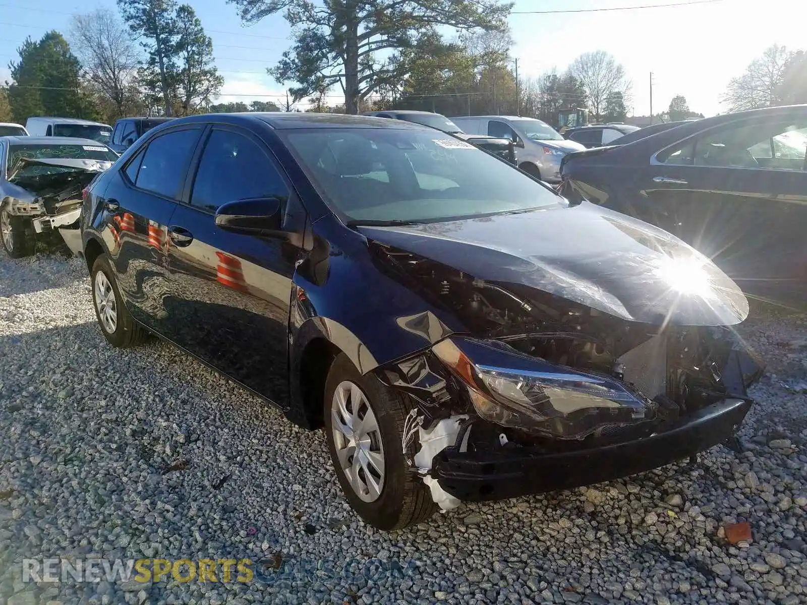 1 Photograph of a damaged car 2T1BURHE9KC168357 TOYOTA COROLLA 2019