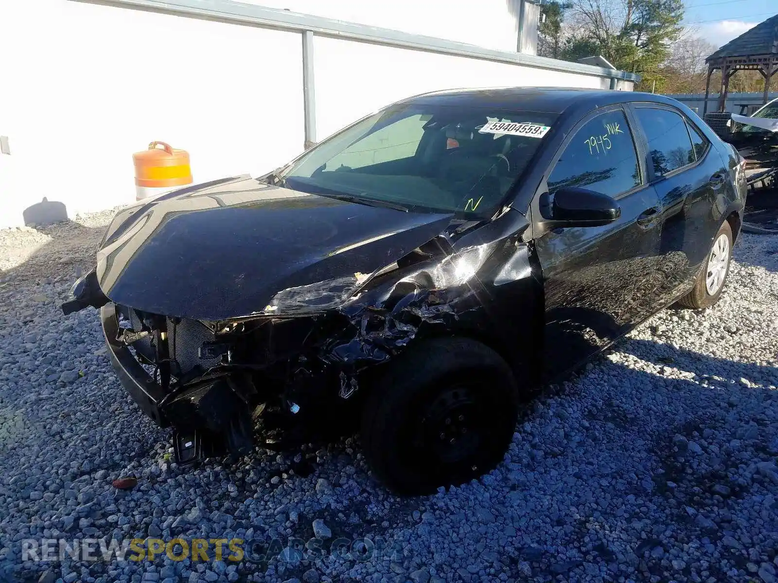2 Photograph of a damaged car 2T1BURHE9KC168357 TOYOTA COROLLA 2019