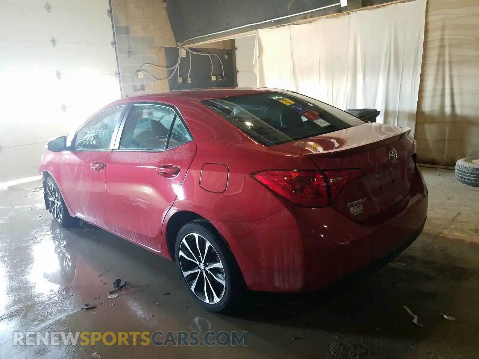 3 Фотография поврежденного автомобиля 2T1BURHE9KC172957 TOYOTA COROLLA 2019