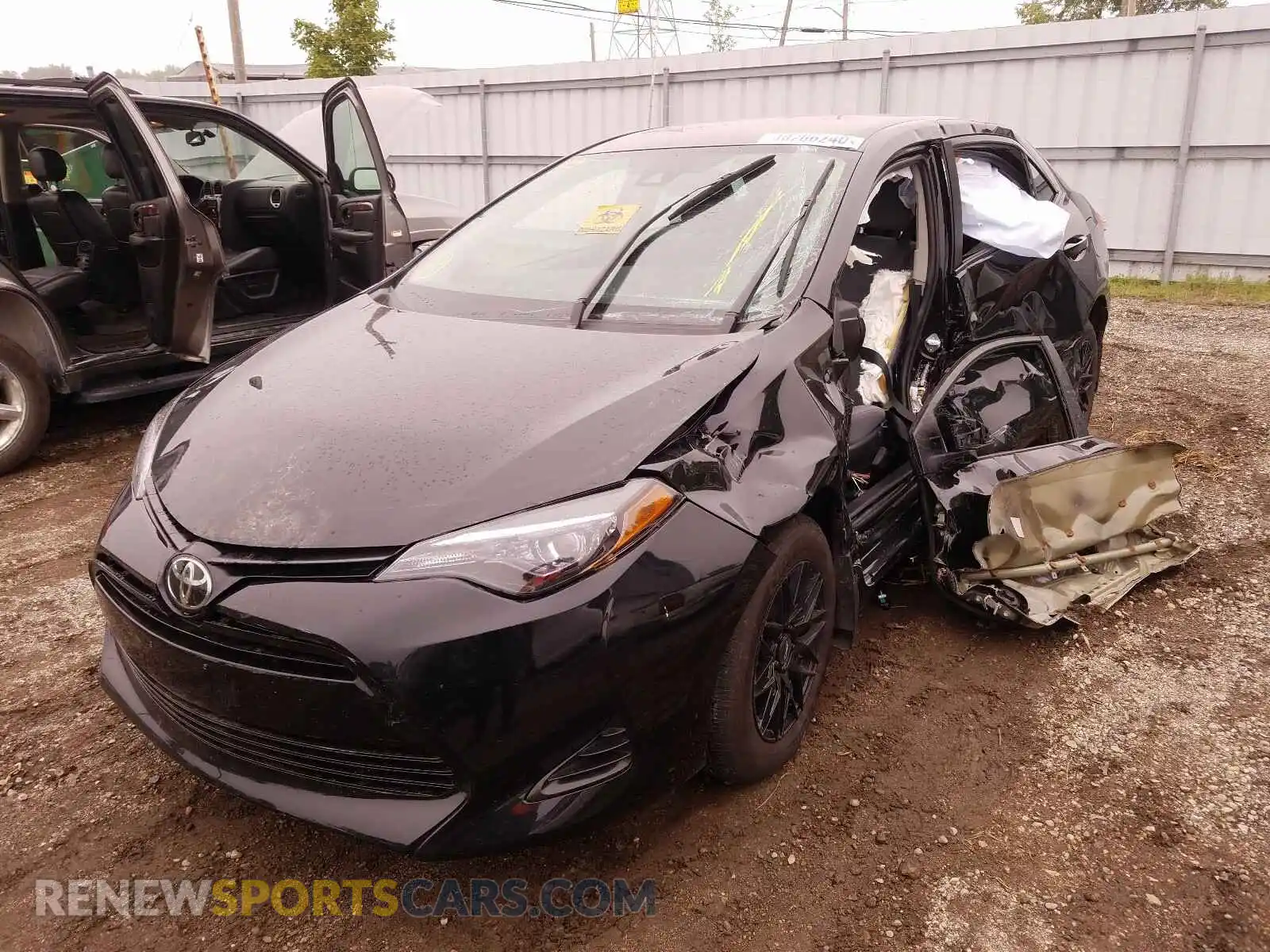 2 Photograph of a damaged car 2T1BURHE9KC176359 TOYOTA COROLLA 2019