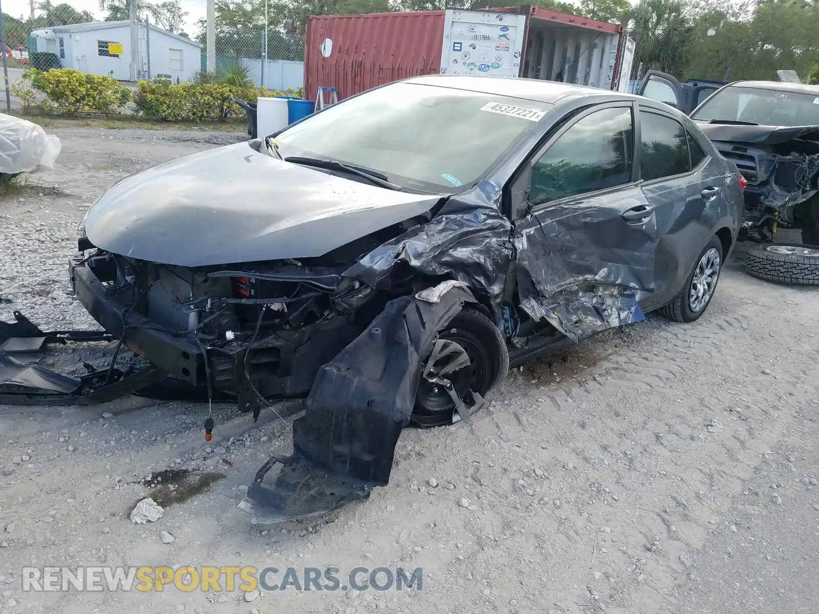 2 Photograph of a damaged car 2T1BURHE9KC179987 TOYOTA COROLLA 2019
