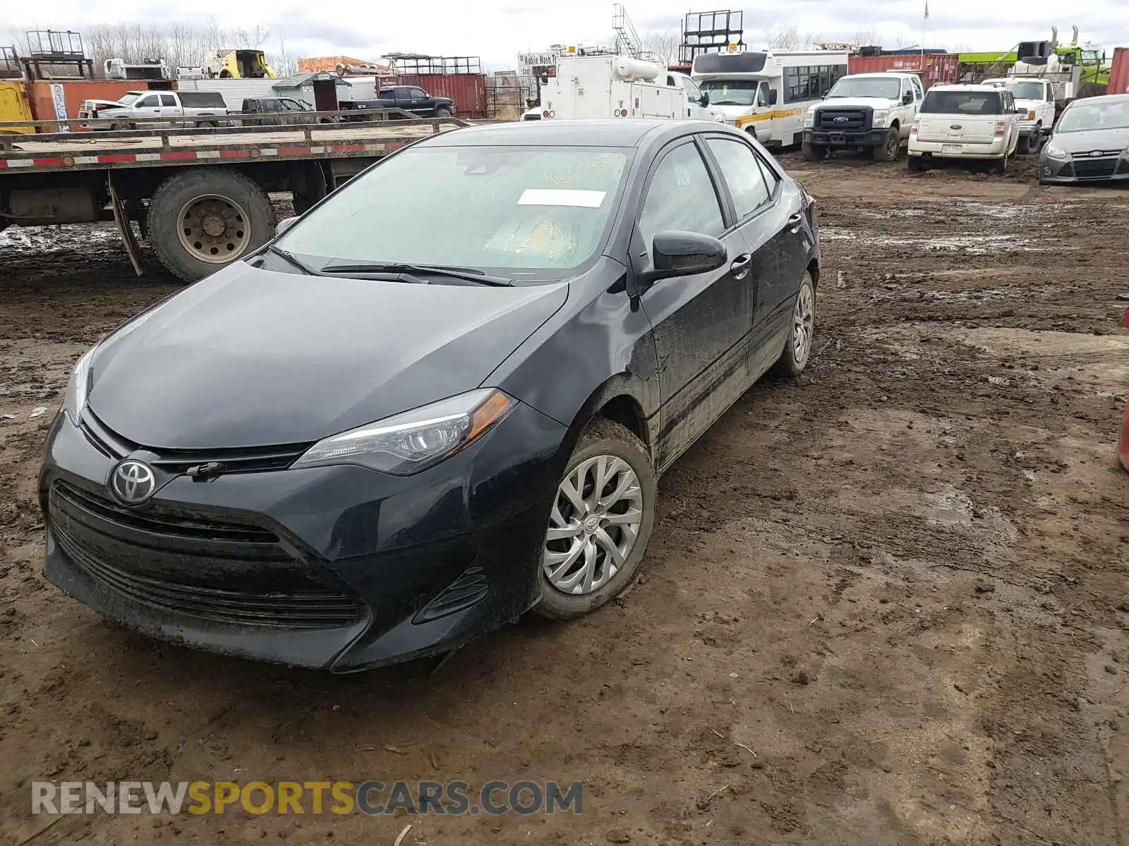 2 Photograph of a damaged car 2T1BURHE9KC181528 TOYOTA COROLLA 2019