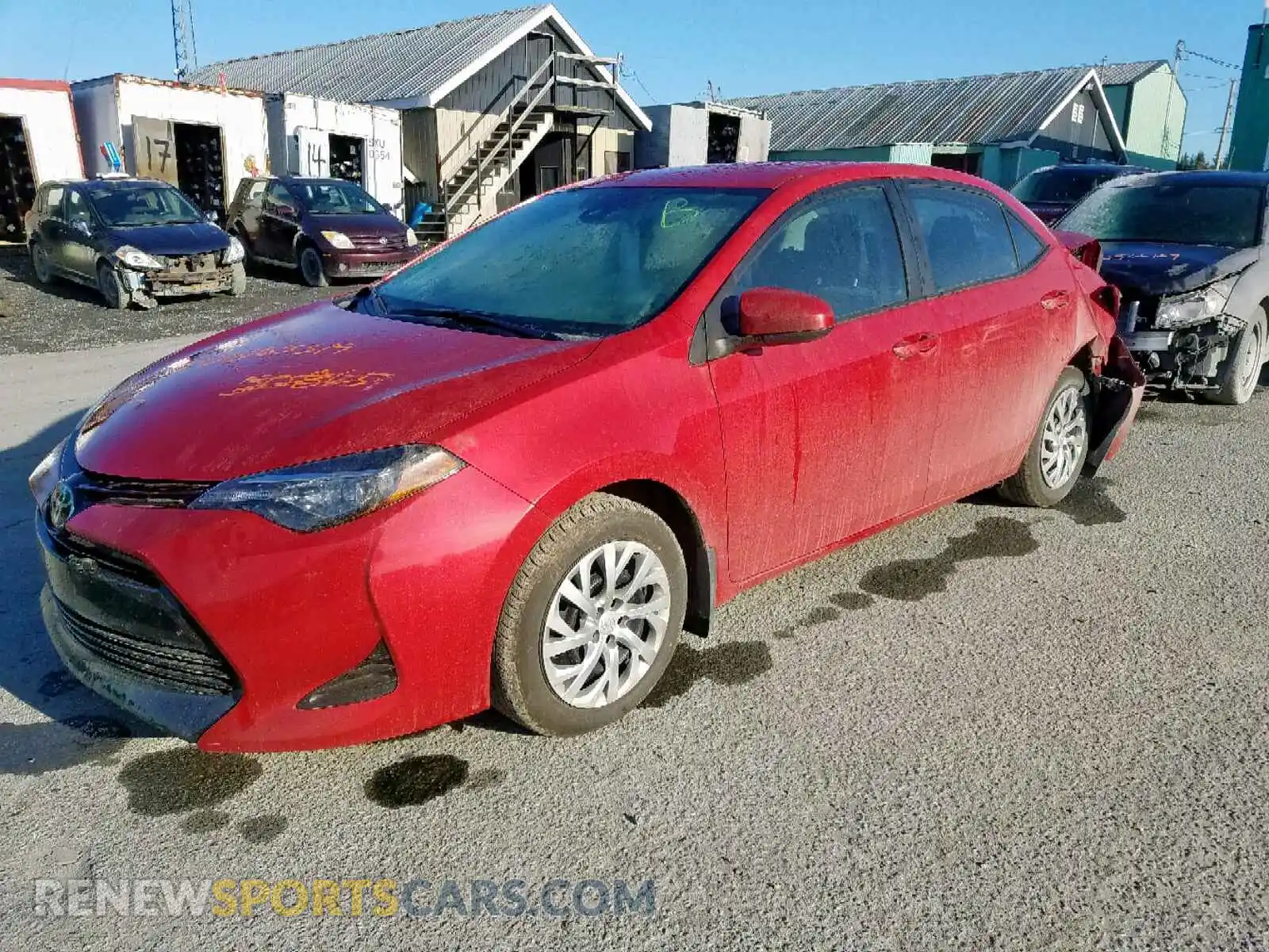 2 Photograph of a damaged car 2T1BURHE9KC182193 TOYOTA COROLLA 2019