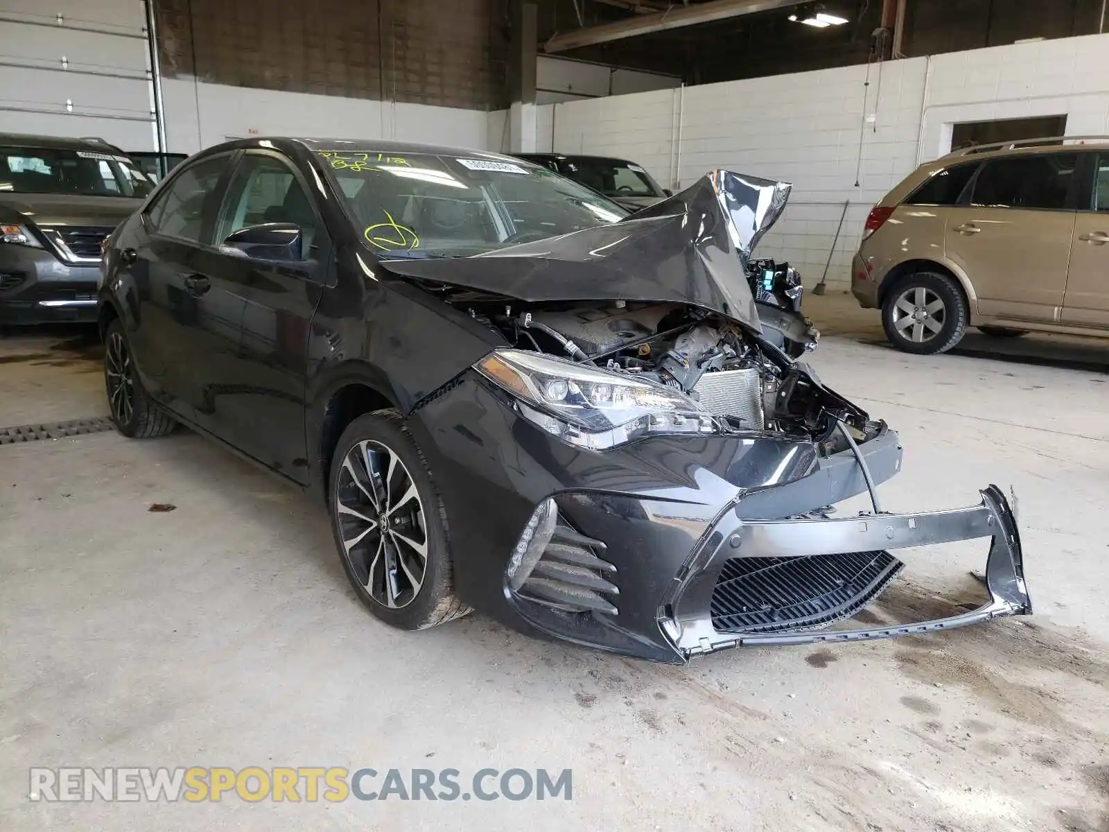 1 Photograph of a damaged car 2T1BURHE9KC182971 TOYOTA COROLLA 2019