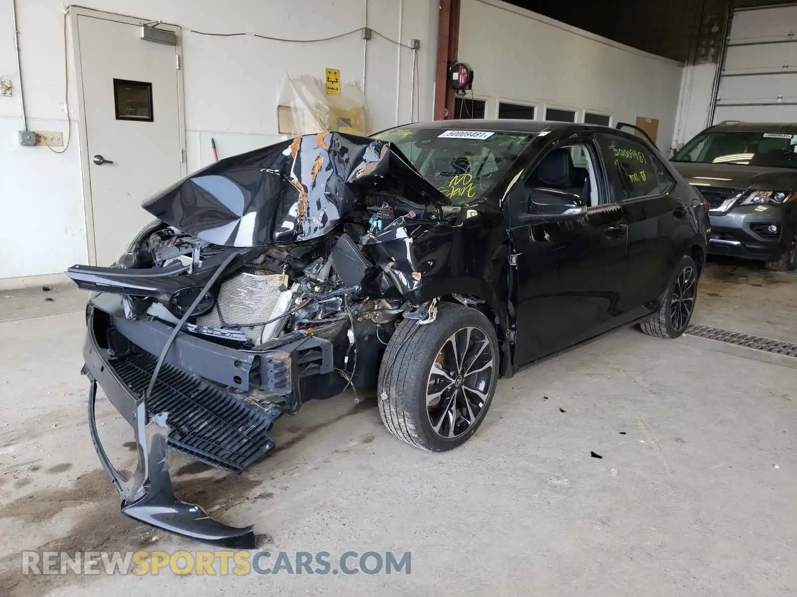 2 Photograph of a damaged car 2T1BURHE9KC182971 TOYOTA COROLLA 2019