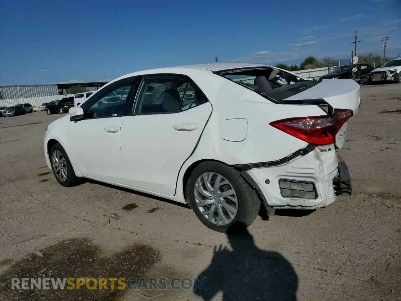 2 Photograph of a damaged car 2T1BURHE9KC183165 TOYOTA COROLLA 2019