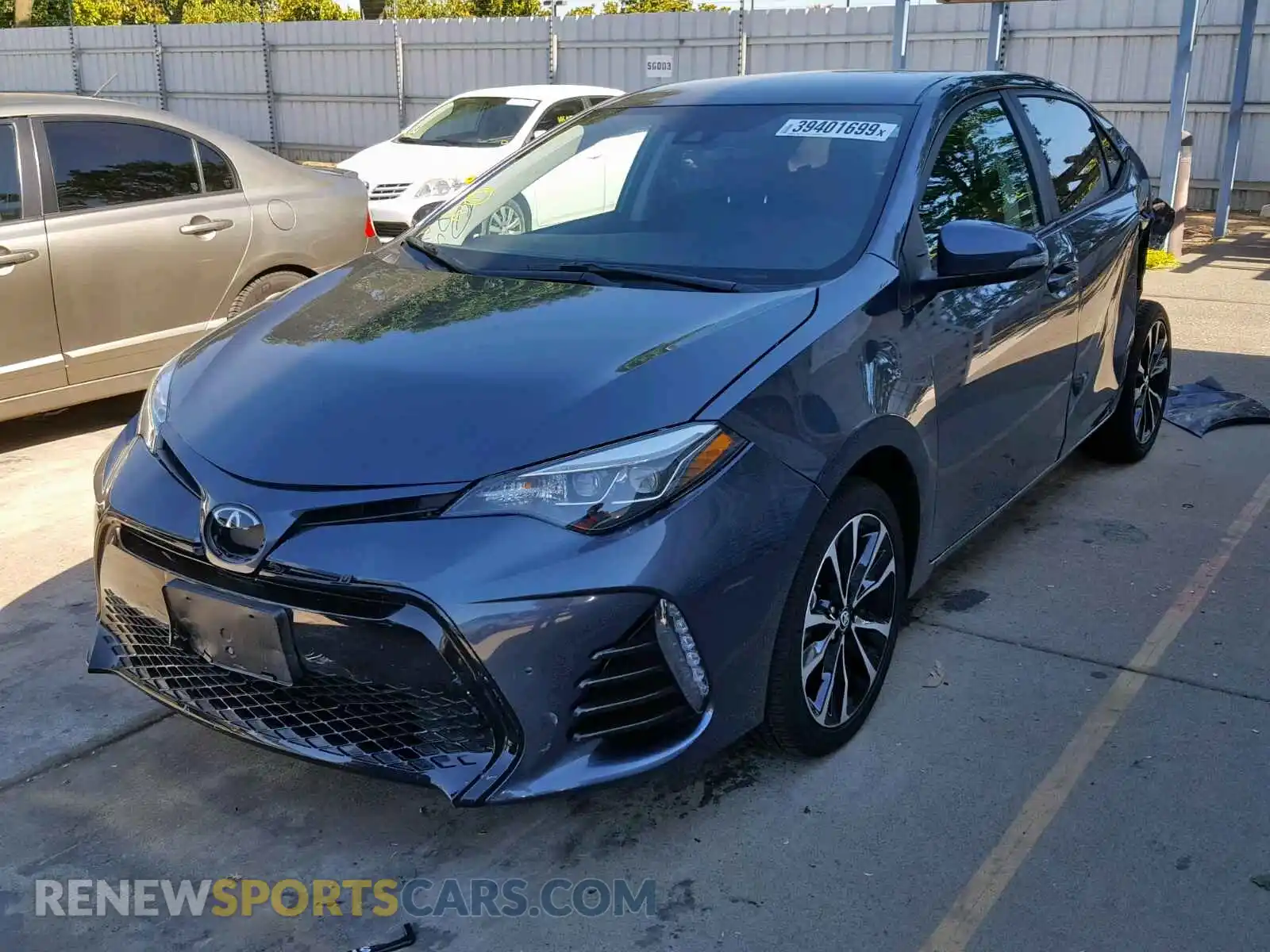 2 Photograph of a damaged car 2T1BURHE9KC184655 TOYOTA COROLLA 2019