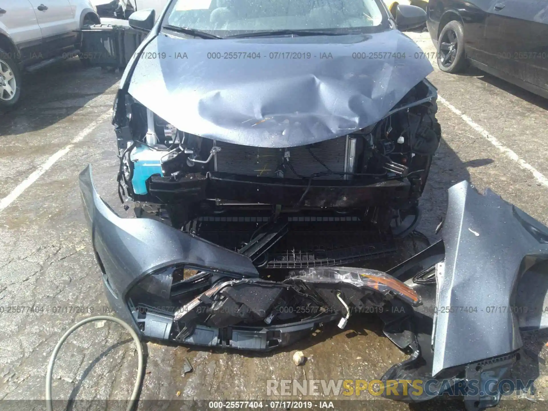6 Photograph of a damaged car 2T1BURHE9KC187460 TOYOTA COROLLA 2019