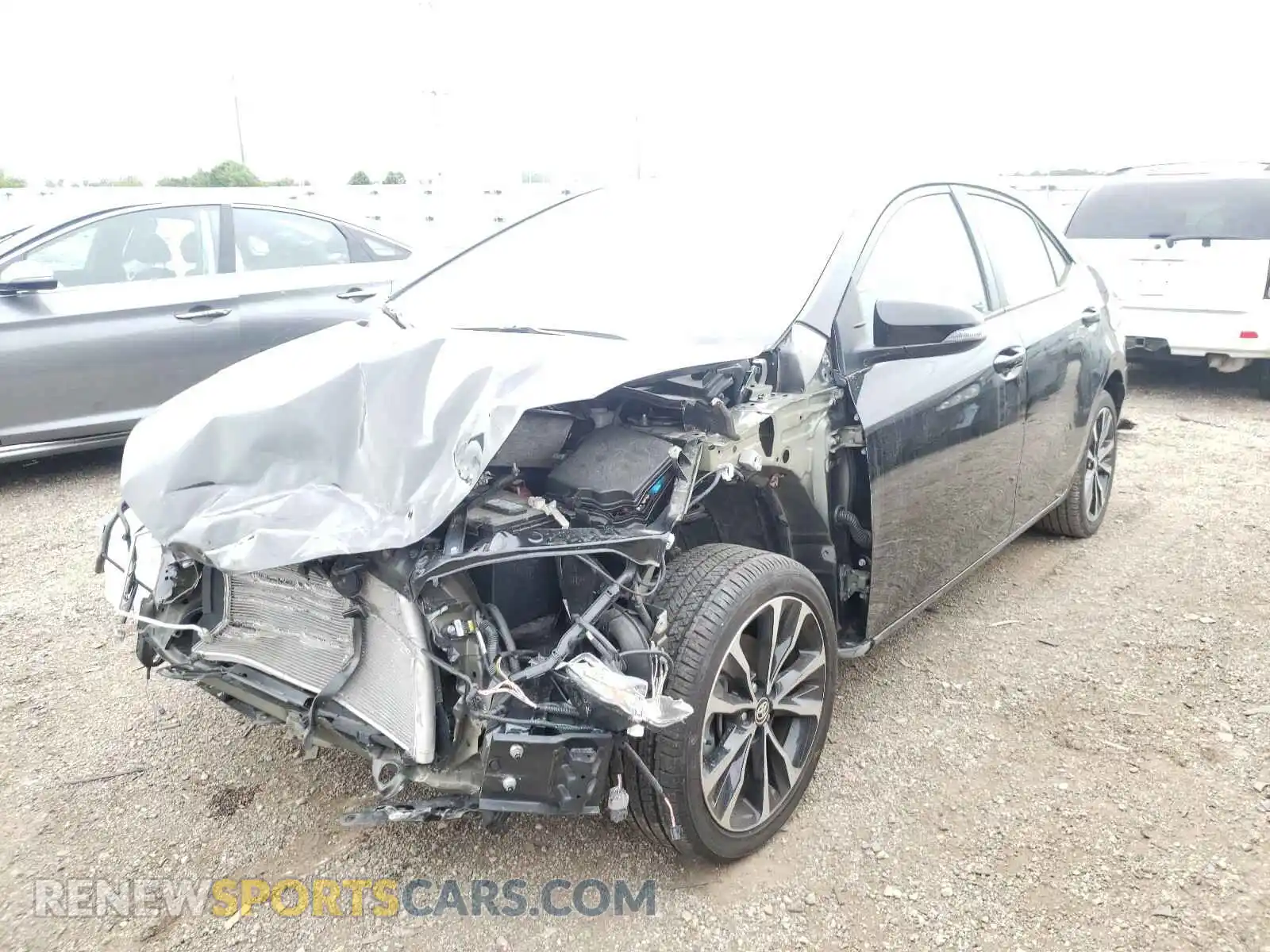 2 Photograph of a damaged car 2T1BURHE9KC187913 TOYOTA COROLLA 2019