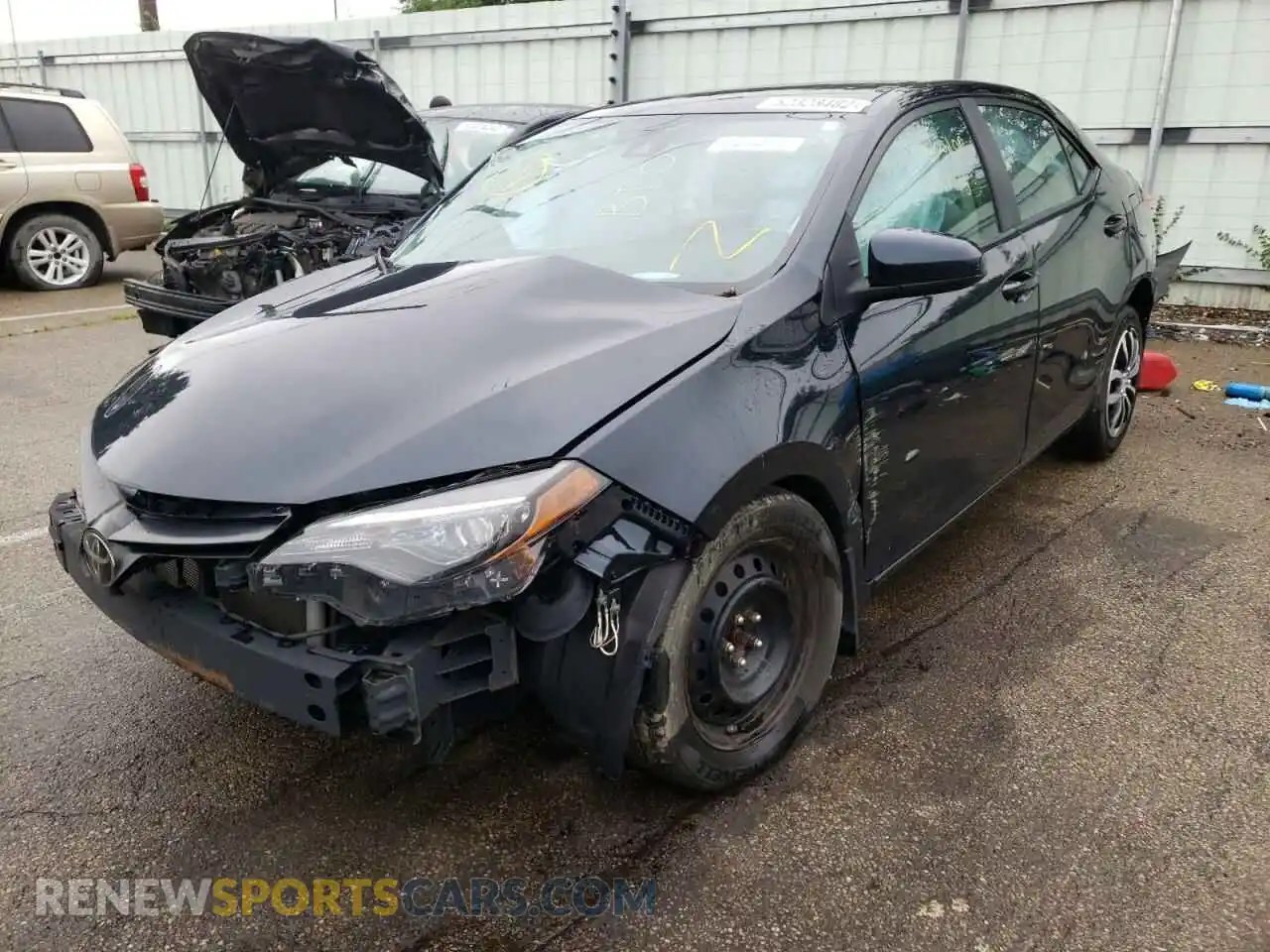 2 Photograph of a damaged car 2T1BURHE9KC192514 TOYOTA COROLLA 2019