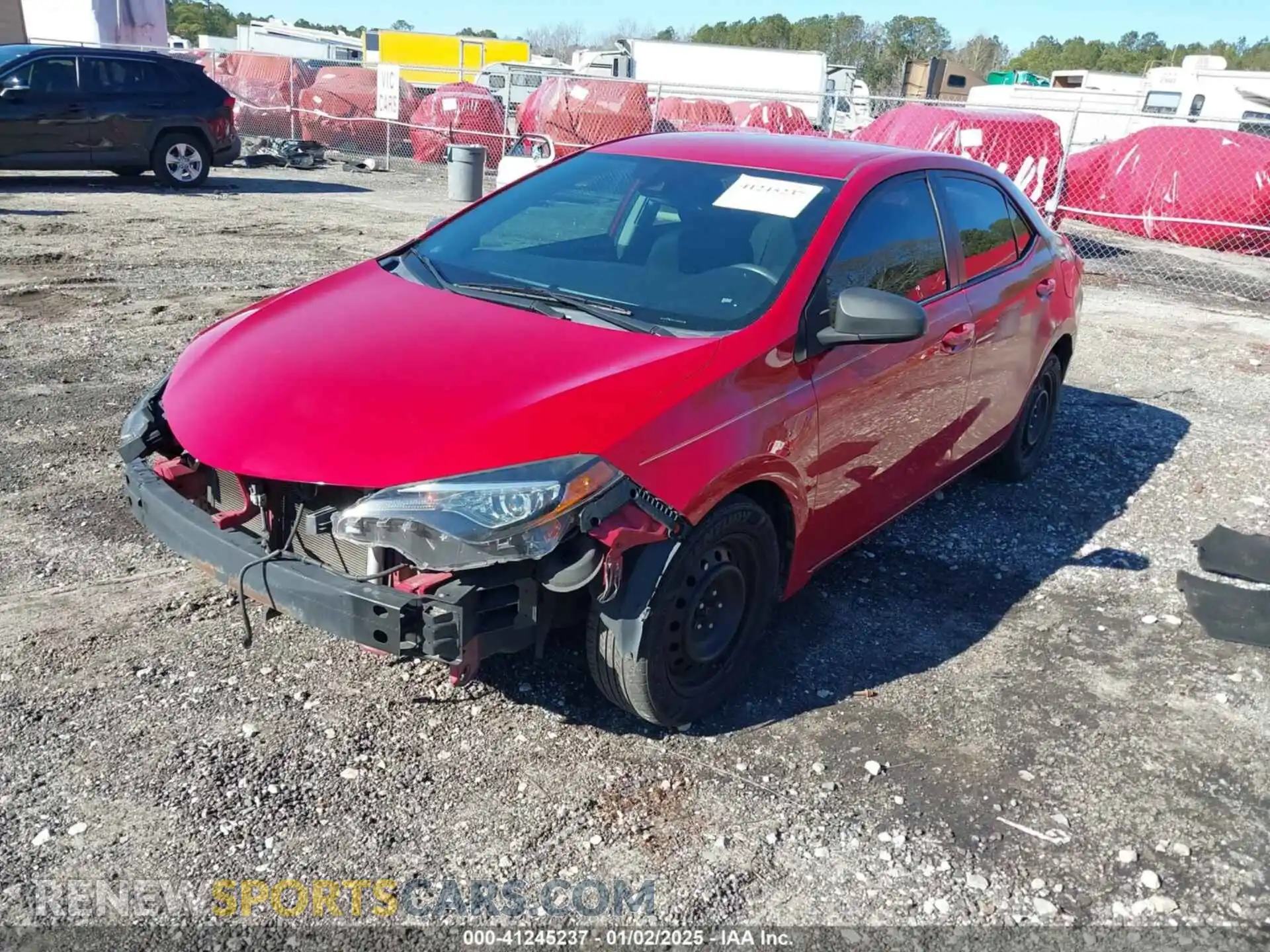 2 fotografías del automóvil dañado 2T1BURHE9KC198328 TOYOTA COROLLA 2019