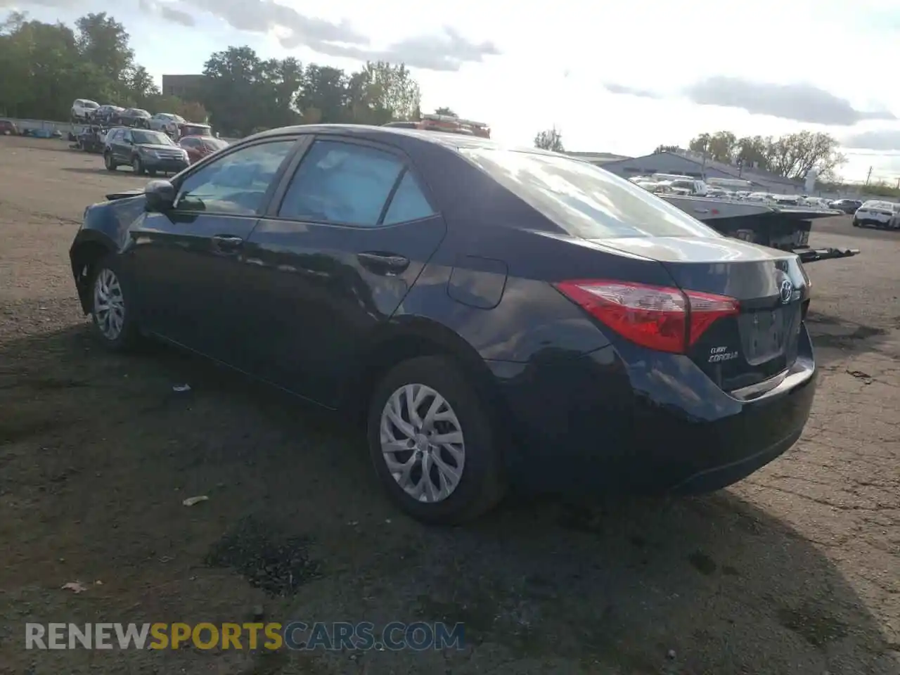 2 Фотография поврежденного автомобиля 2T1BURHE9KC202605 TOYOTA COROLLA 2019