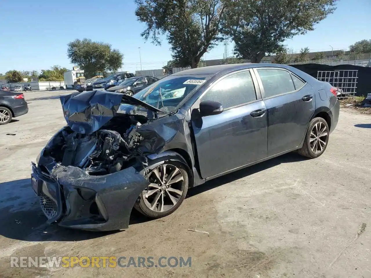 1 Photograph of a damaged car 2T1BURHE9KC203818 TOYOTA COROLLA 2019
